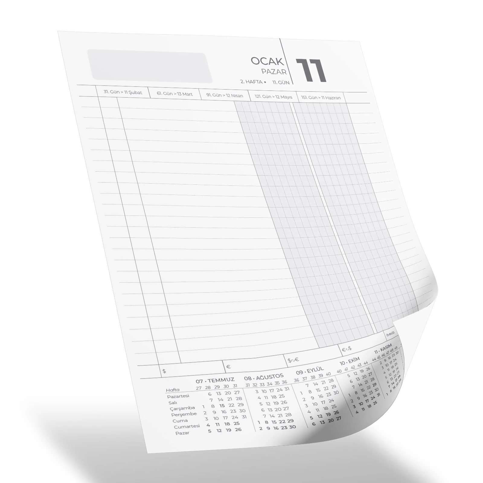 KIZILTEPE SİYAH TİCARİ AJANDA (17X24 CM)