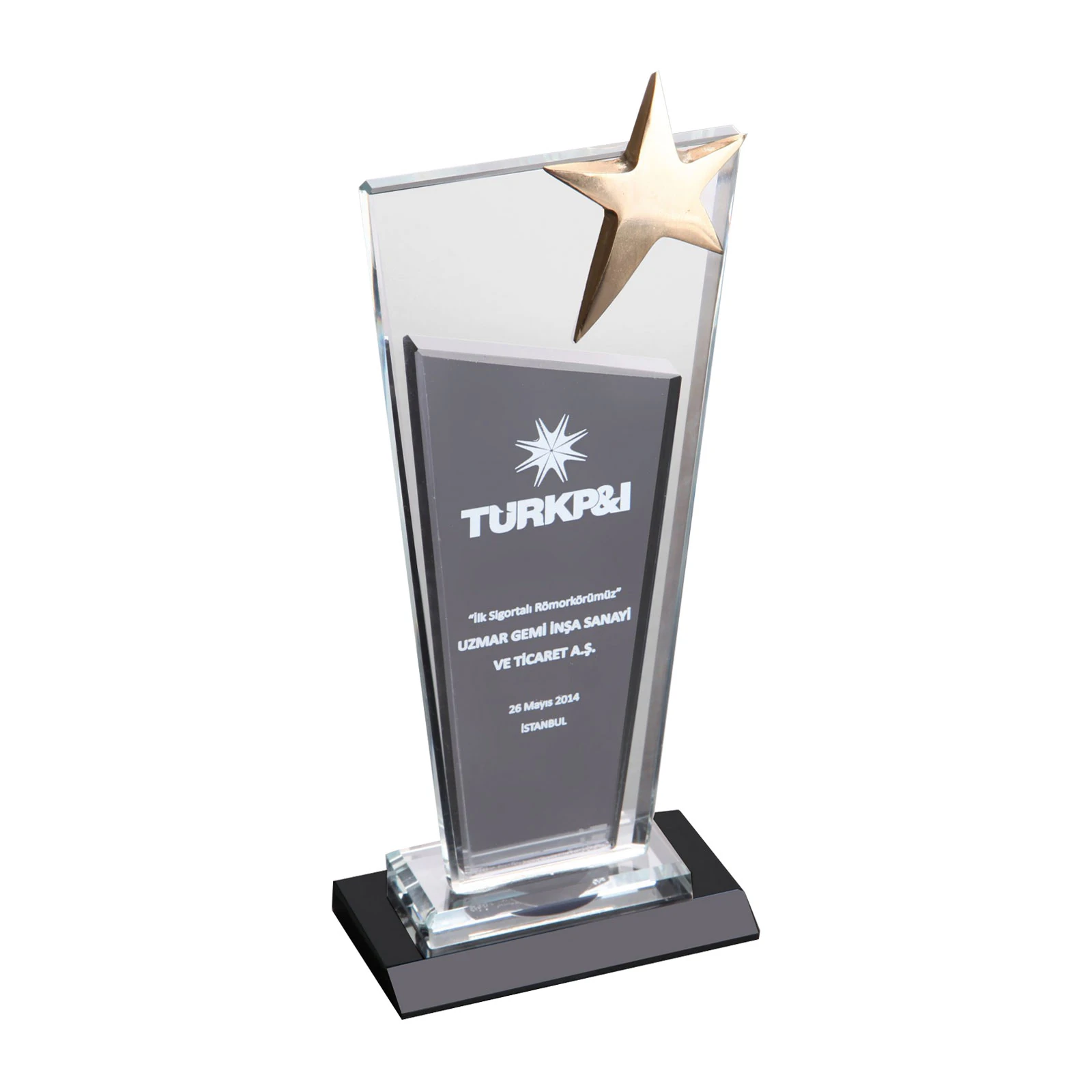 İMRANLI KRİSTAL PLAKET