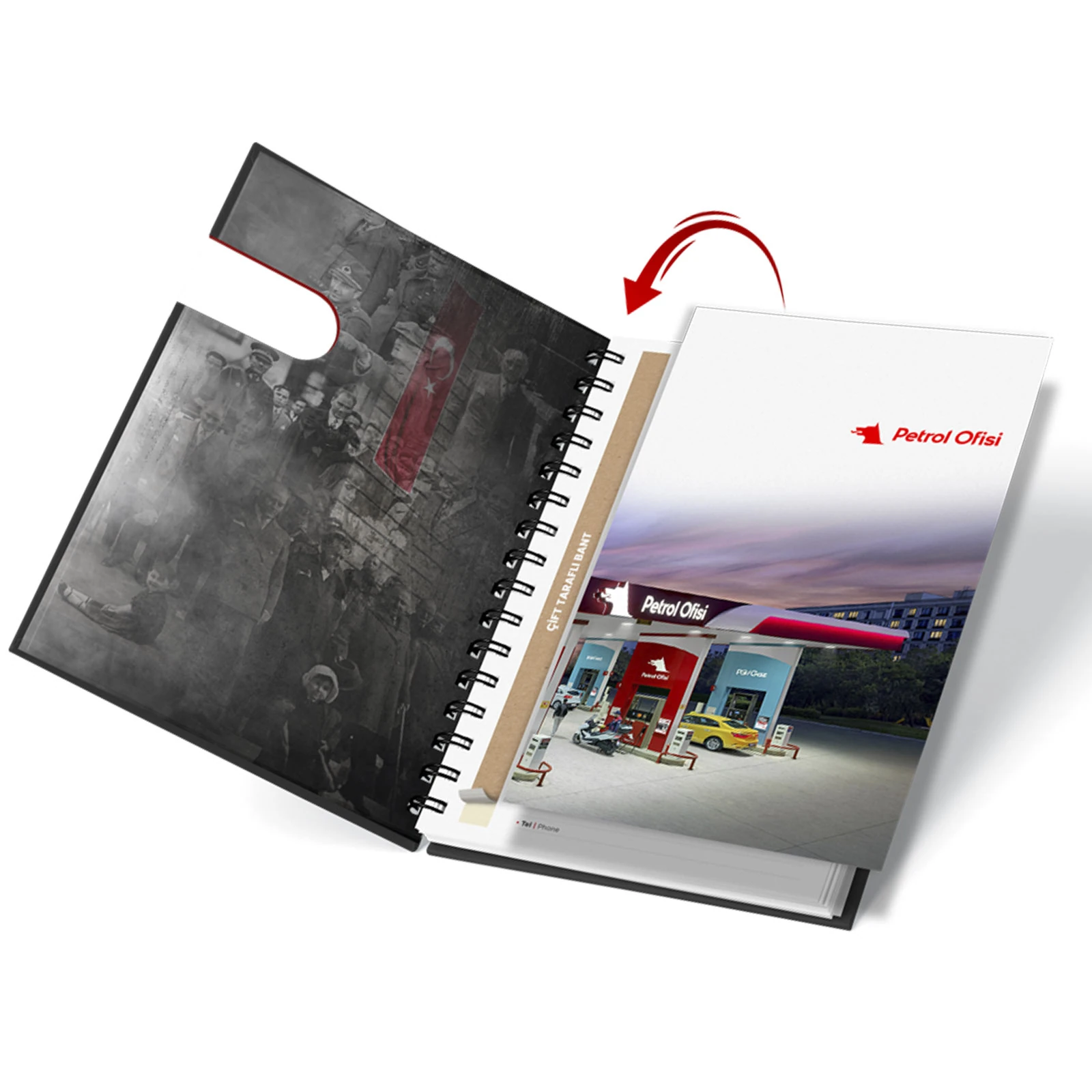 GAZİ TARİHLİ AJANDA (17X24 CM)