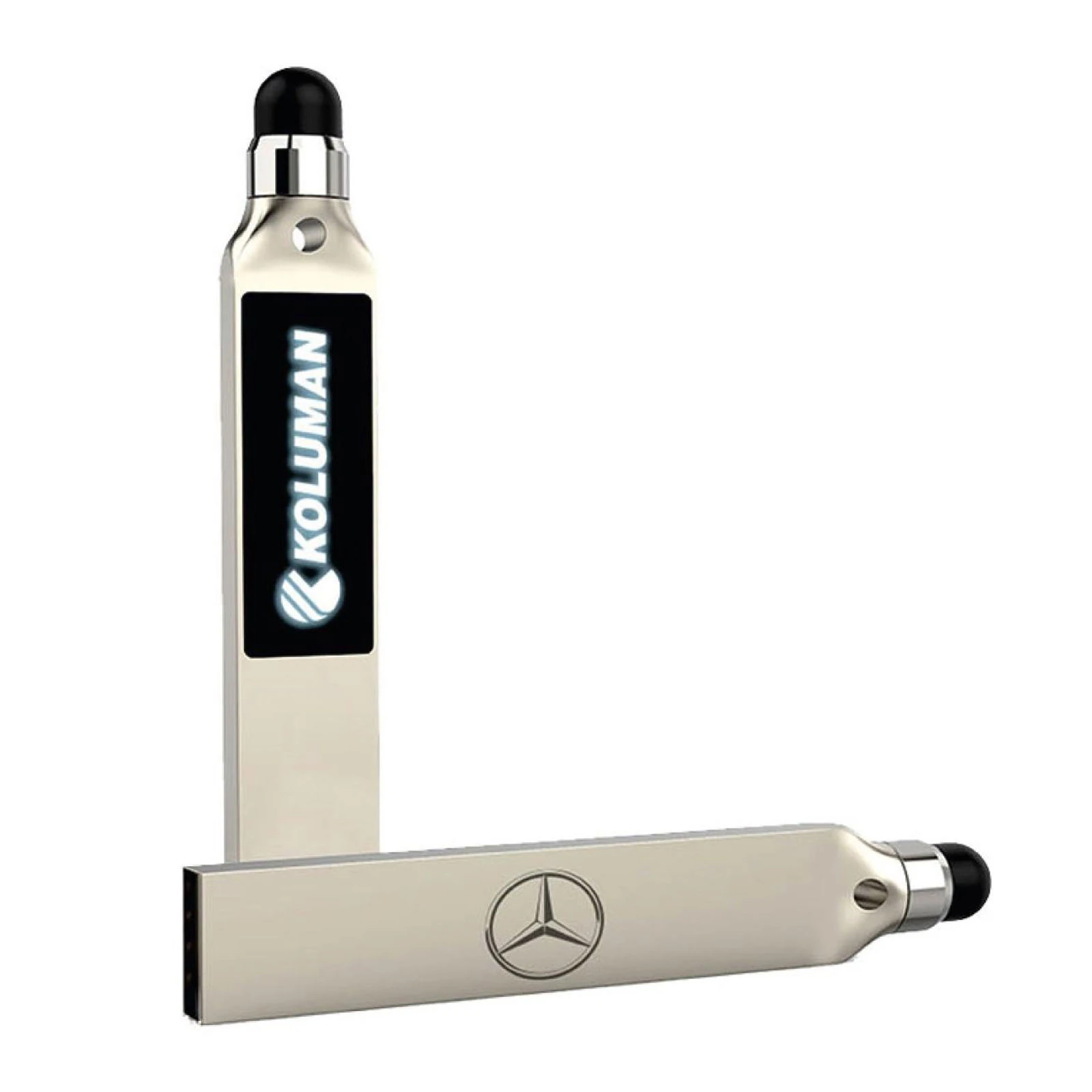 LADİN GÜMÜŞ LEDLİ USB BELLEK (32 GB)