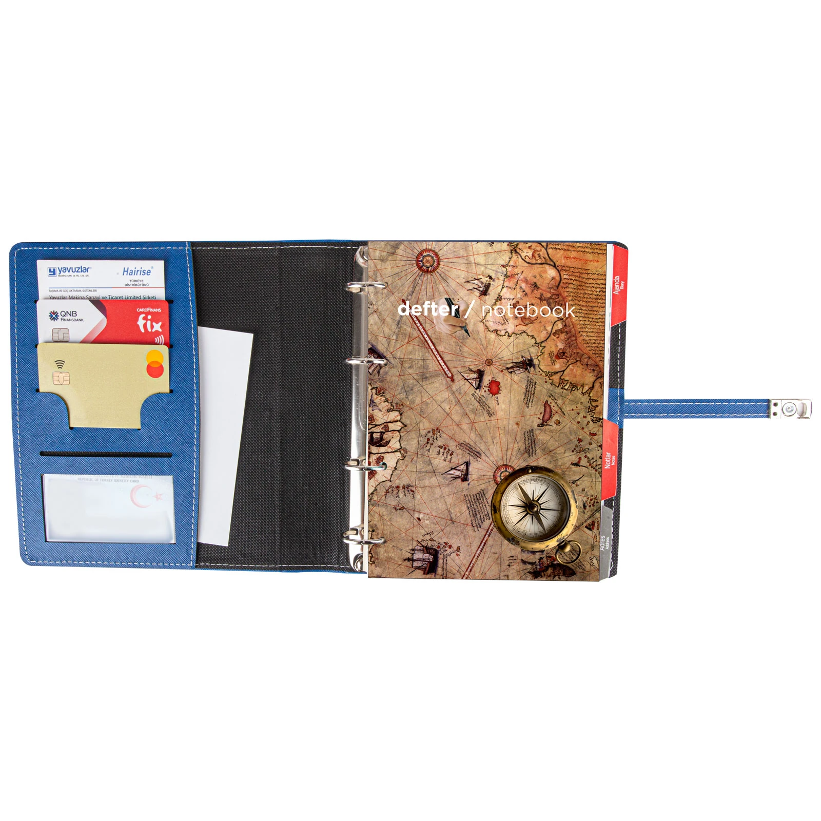 AYDINLIKEVLER KIRMIZI ORGANİZER DEFTER (18x21,5 CM)