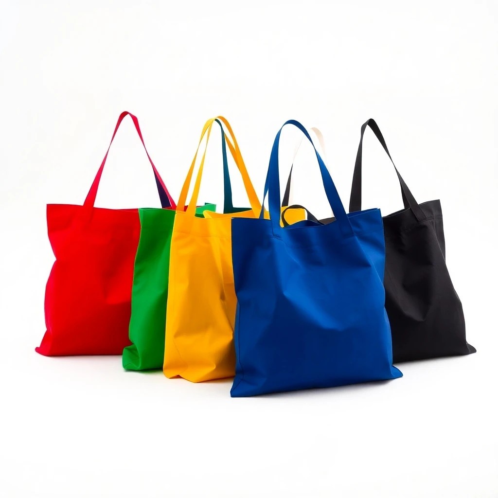 190gr Gabardin Pamuklu Renkli Kumaş Bez Çanta (35x40 cm) – 70 cm Askılı