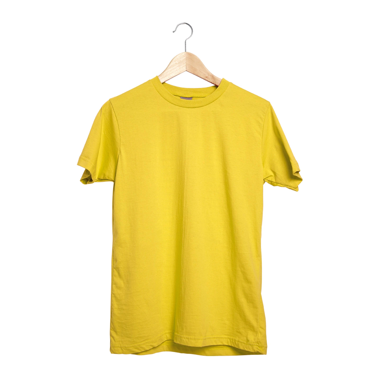 GARDENYA SARI S SIFIR YAKA TİŞÖRT