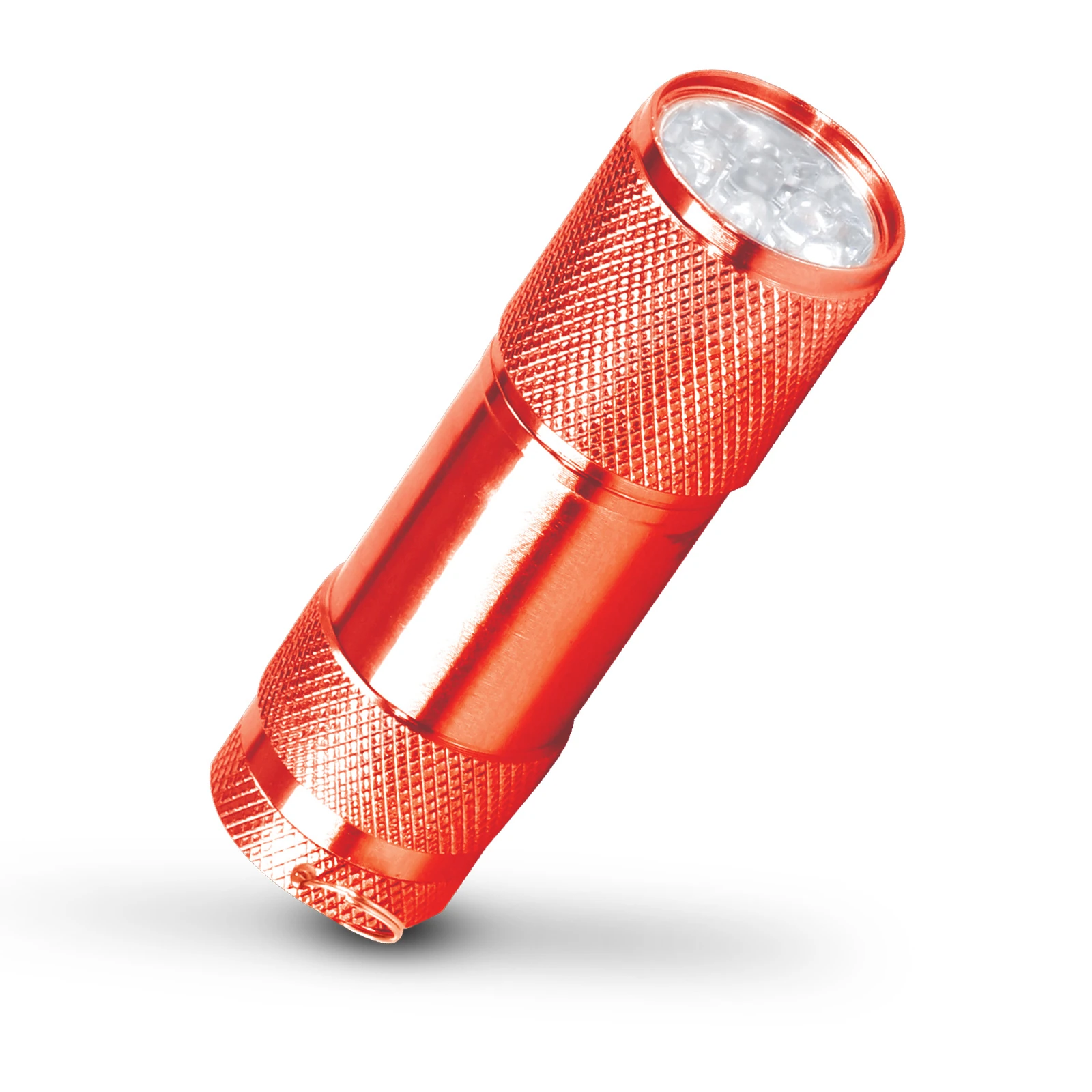 İSPİNOZ KIRMIZI 9 LED EL FENERİ