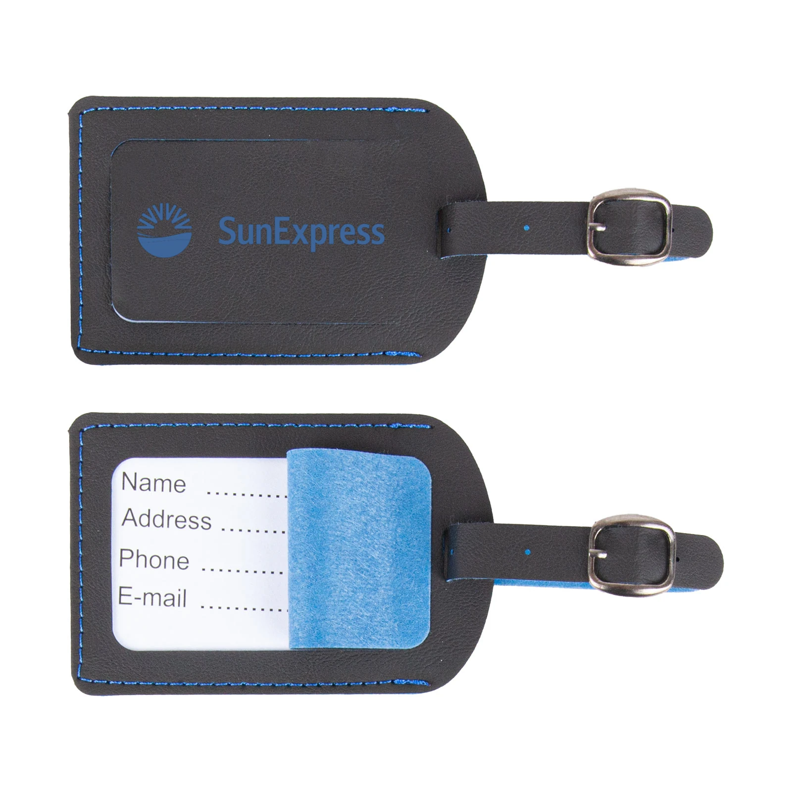 BAGAJ ETİKETİ LACİVERT DERİ