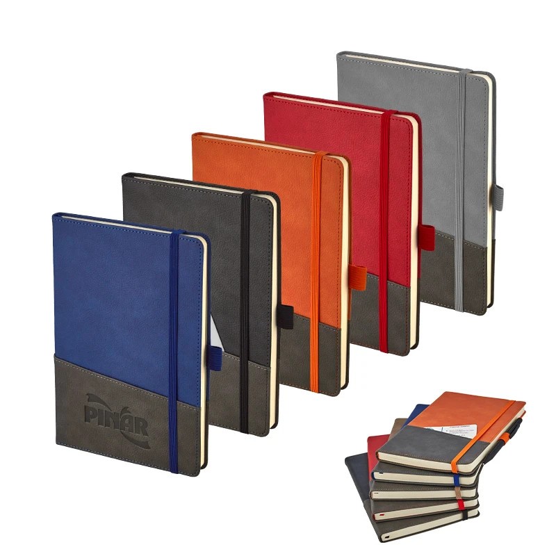 15 x 21 cm Termo Deri Cepli Kapaklı Tarihsiz Defter 