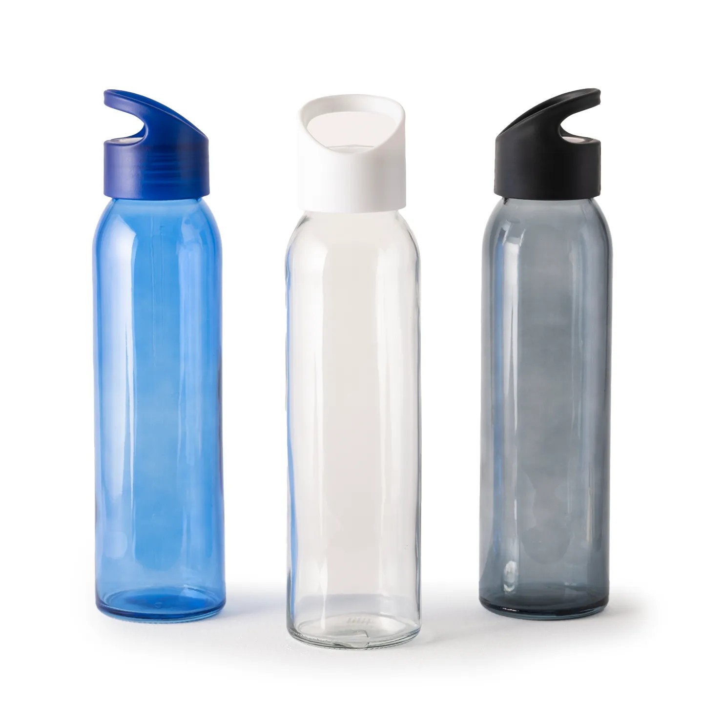 Baskılı 470 ml Cam Su Şişesi