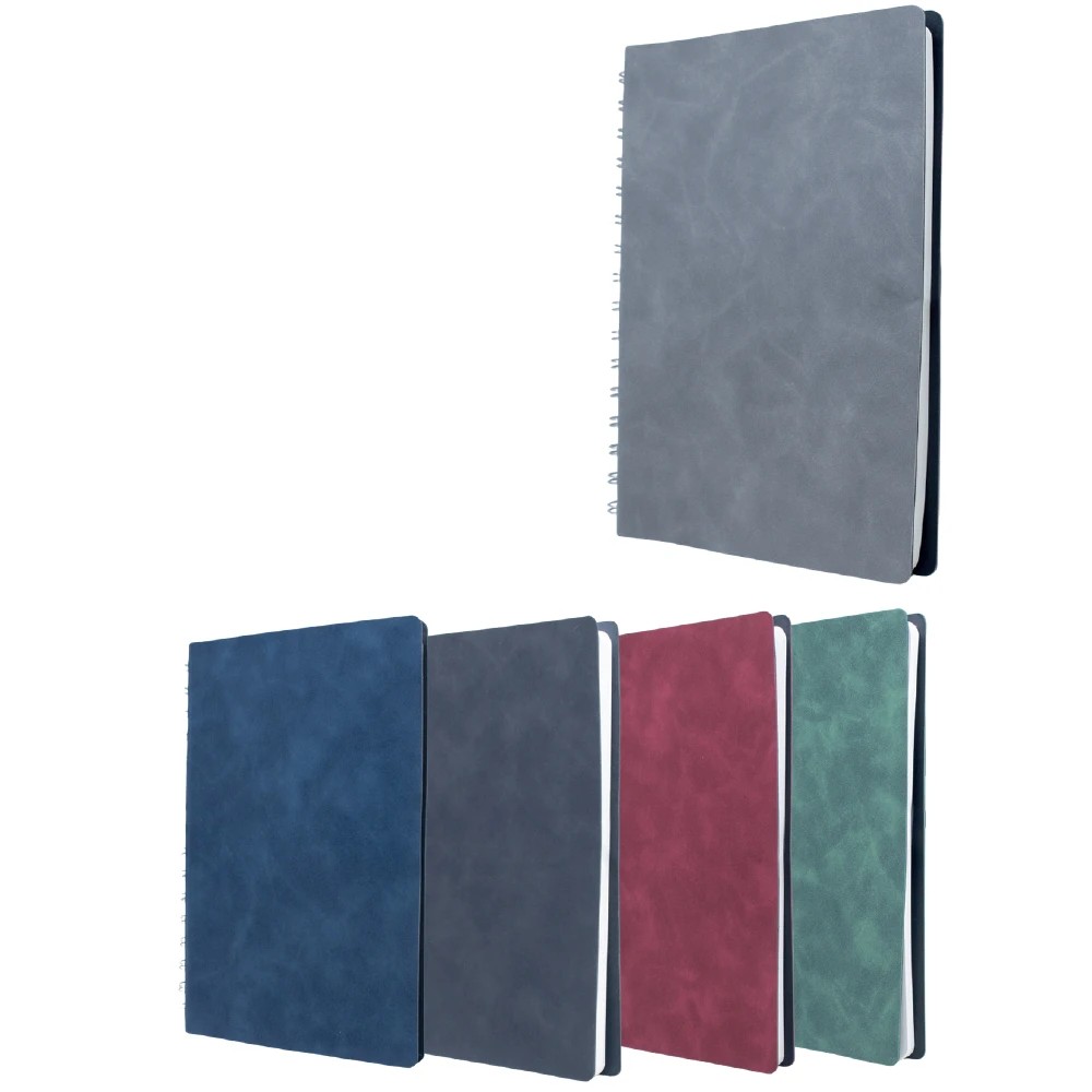 Logo Baskılı Yumuşak Kapaklı Spiralli Defter 14,4 x 21,2 cm