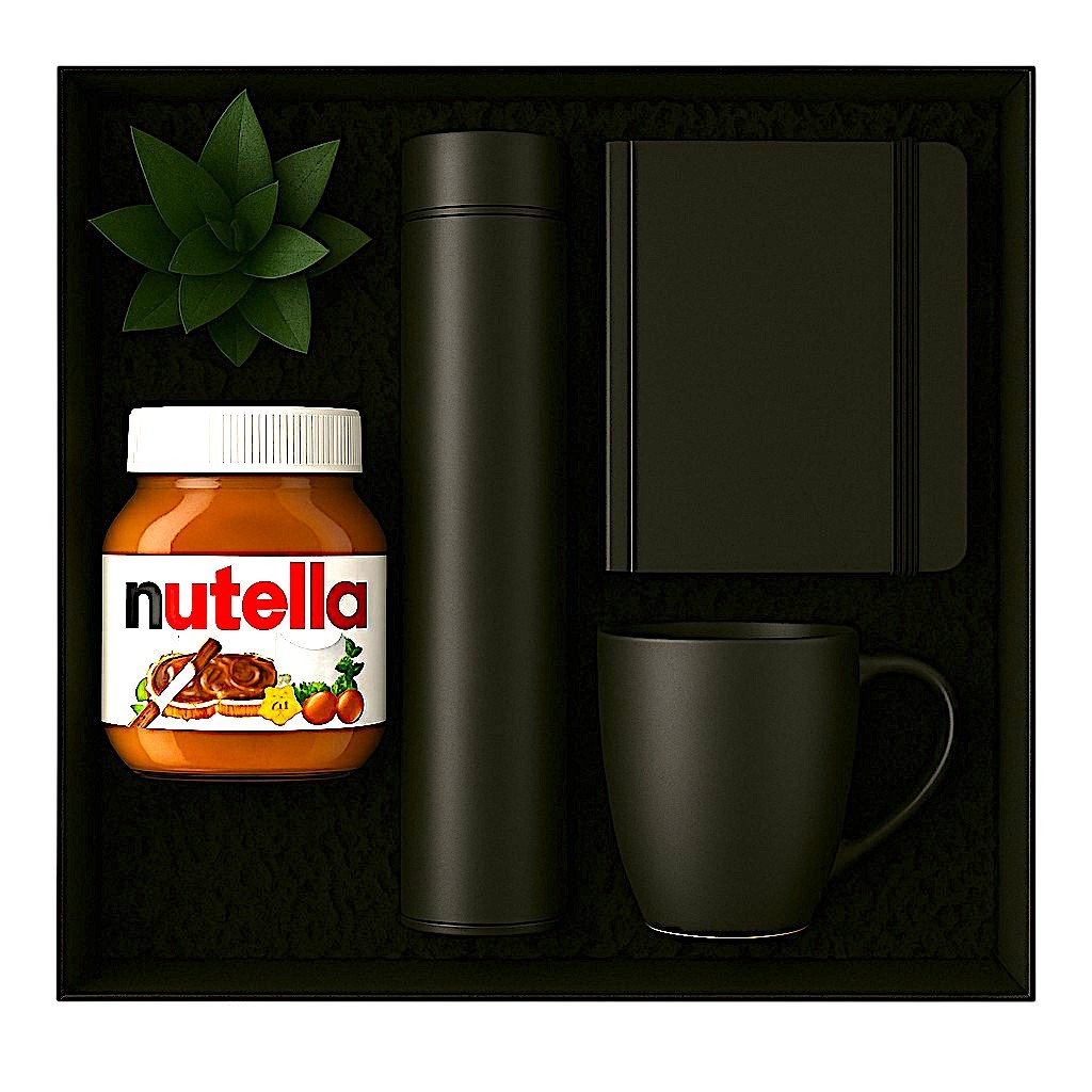 Nutella Termos Ajanda Kupa Sukulent Kurumsal Hediye Kutusu