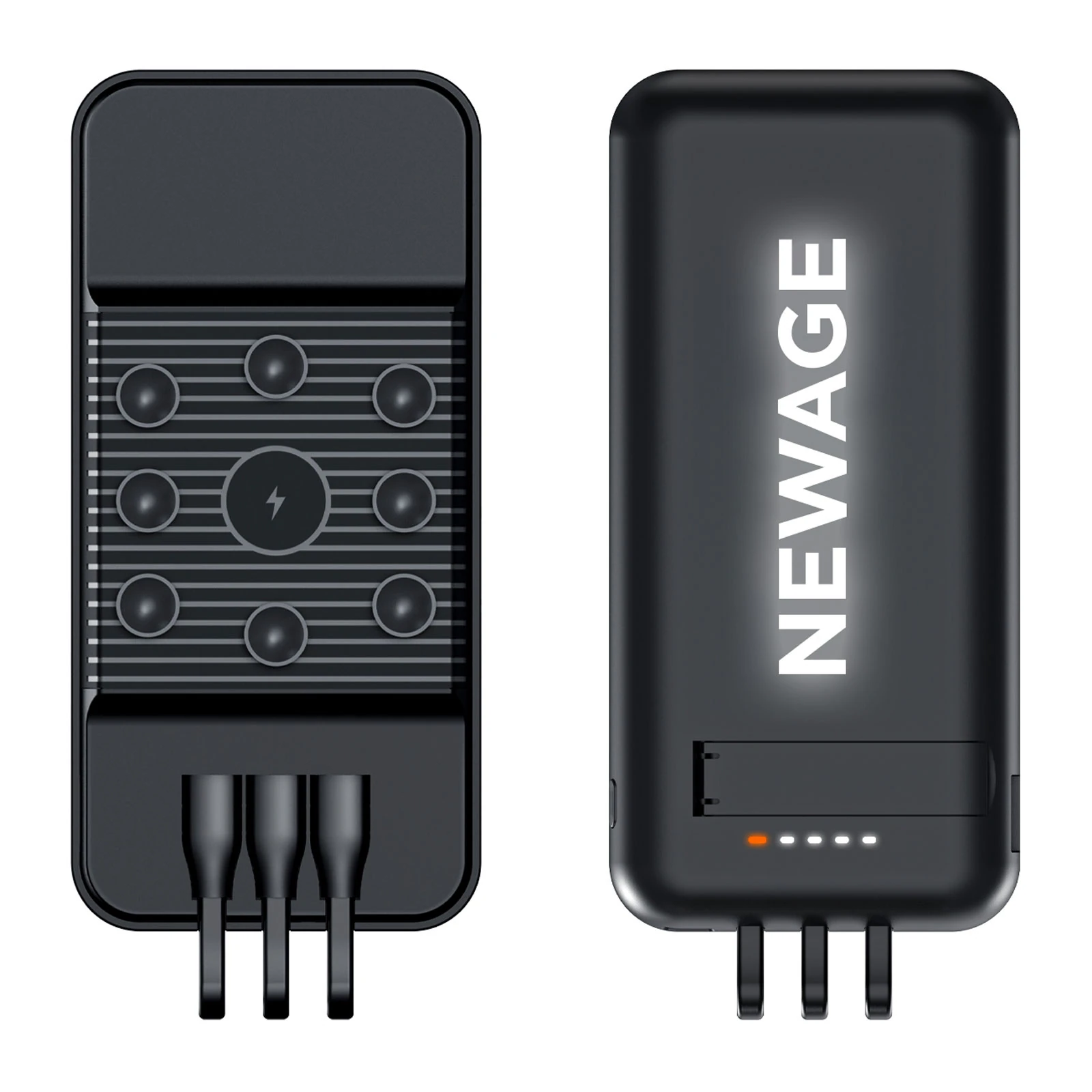 ÇİRİŞ 10.000 MAH SİYAH WIRELESS STANDLI POWERBANK