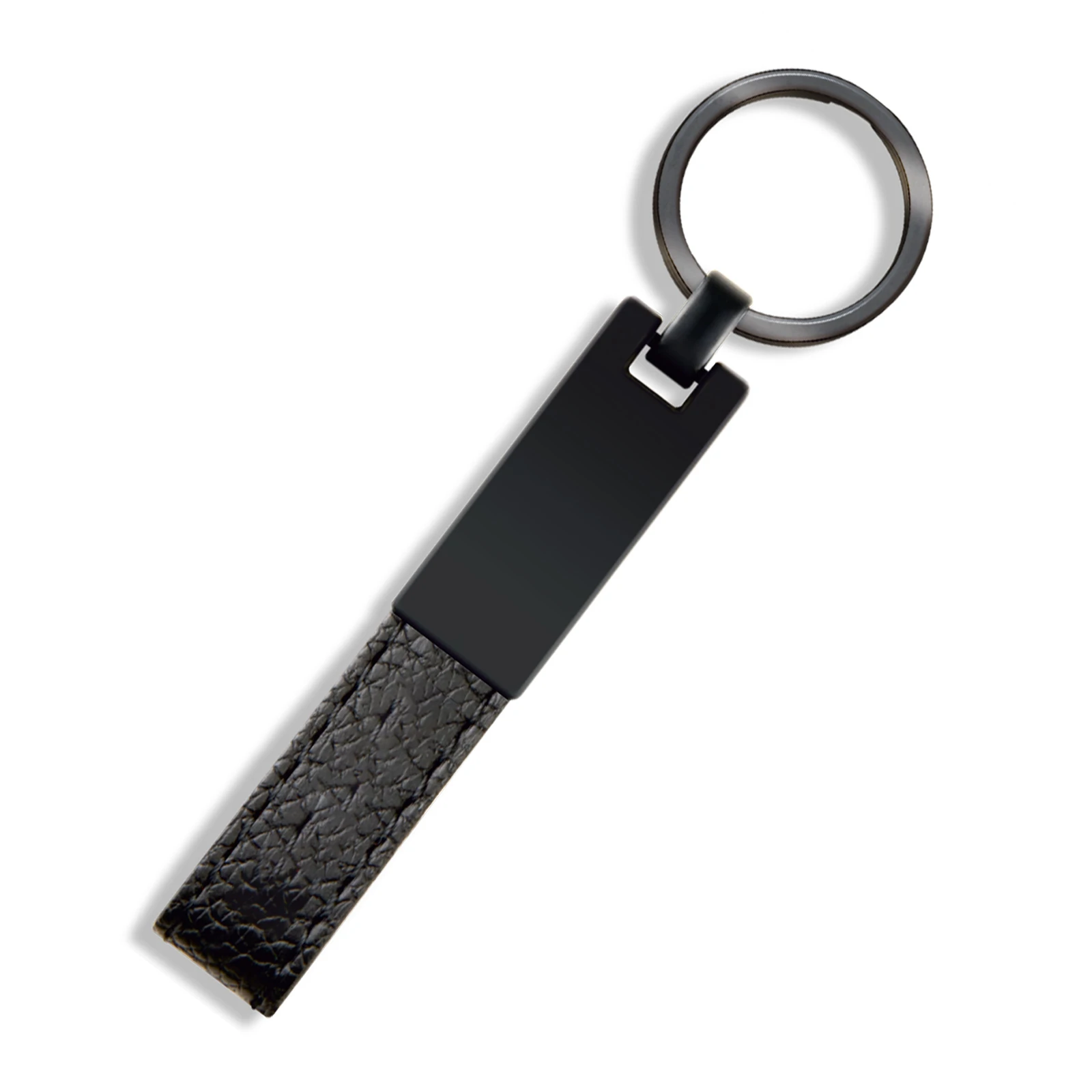 ANZER SİYAH METAL - DERİ ANAHTARLIK
