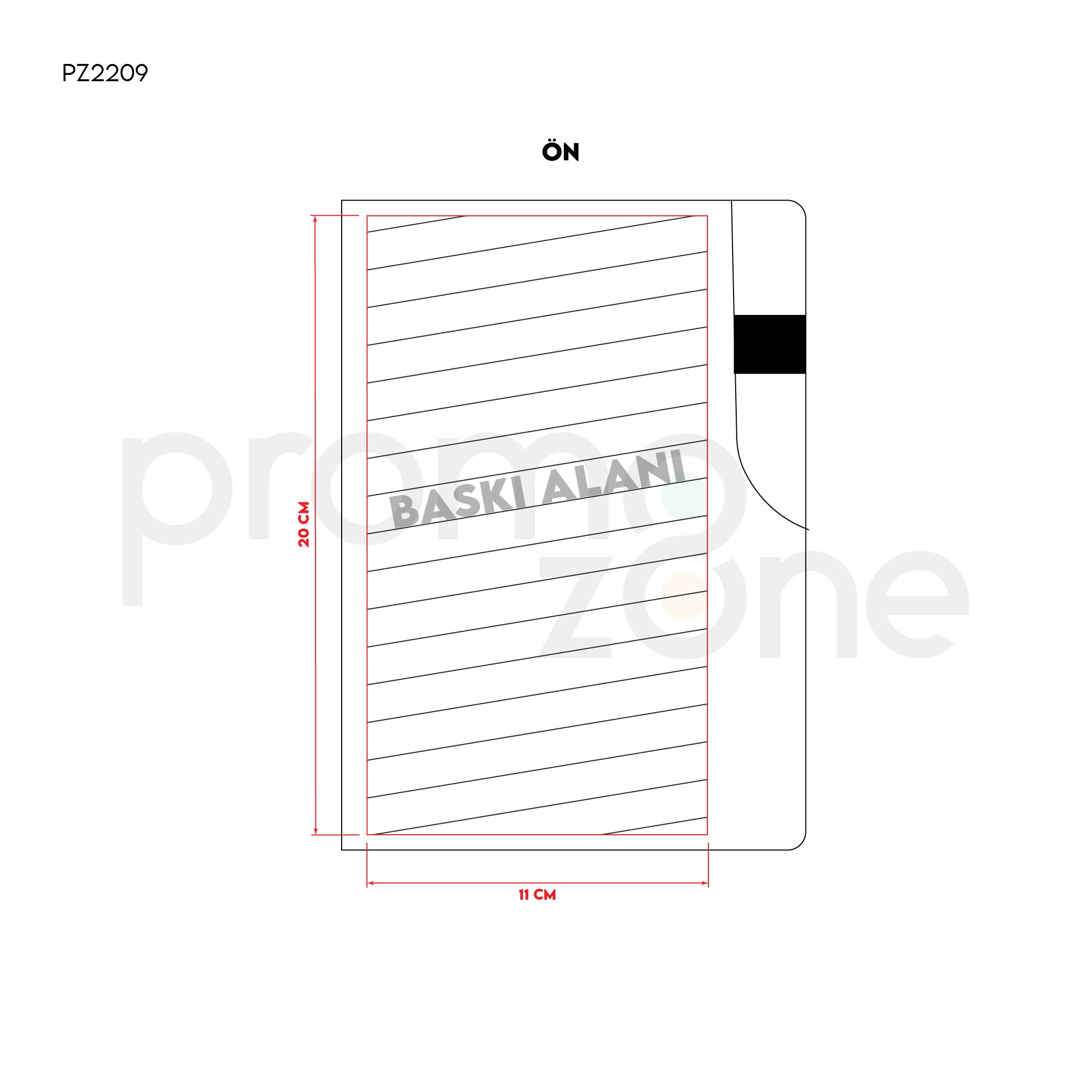 Logo Baskılı 15x21 cm Termo Deri Tarihsiz Defter EKONOMİK 55 GR Holmen İç Kağıt