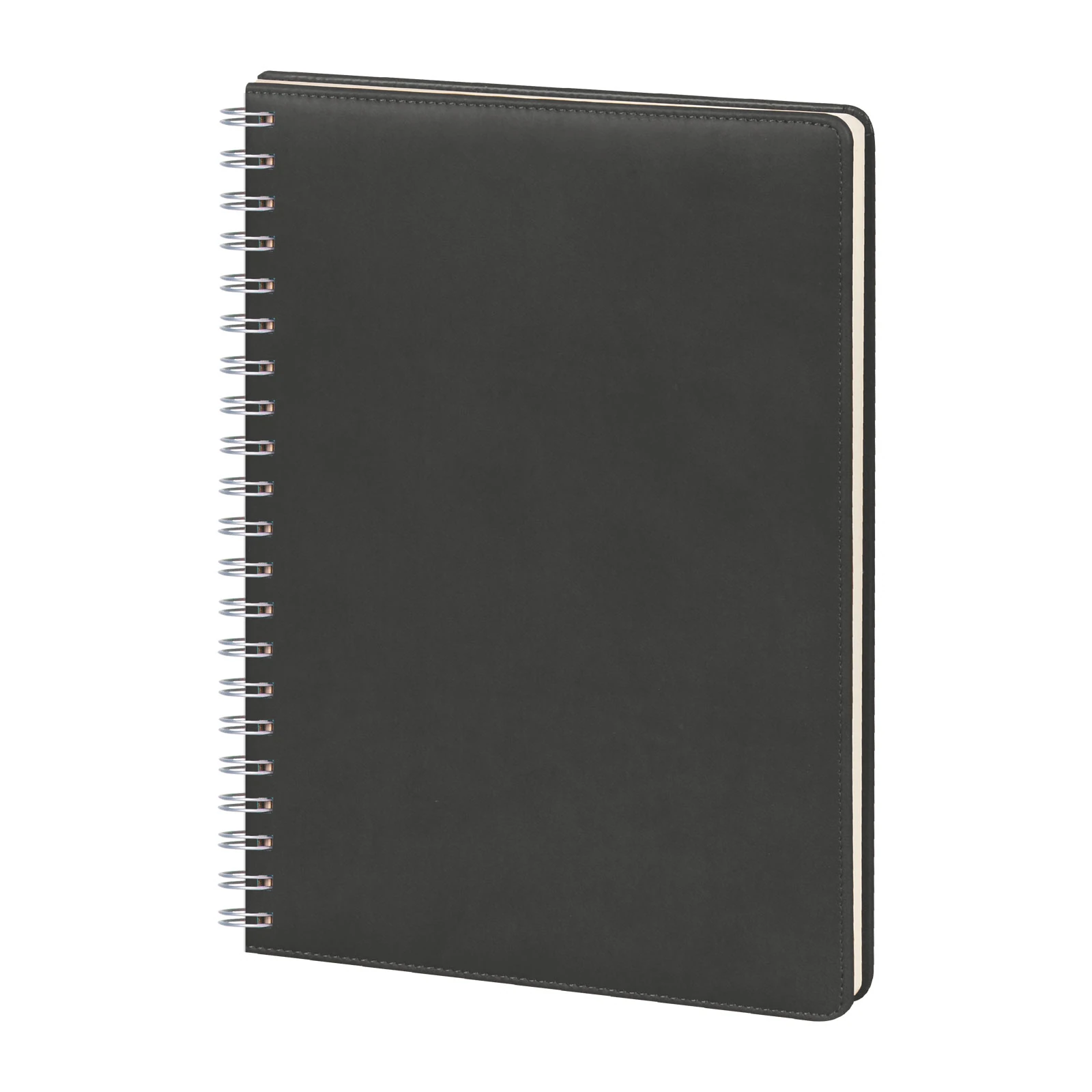 GİMAT SİYAH TARİHLİ SPİRALLİ GÜNLÜK AJANDA (20X28 CM)