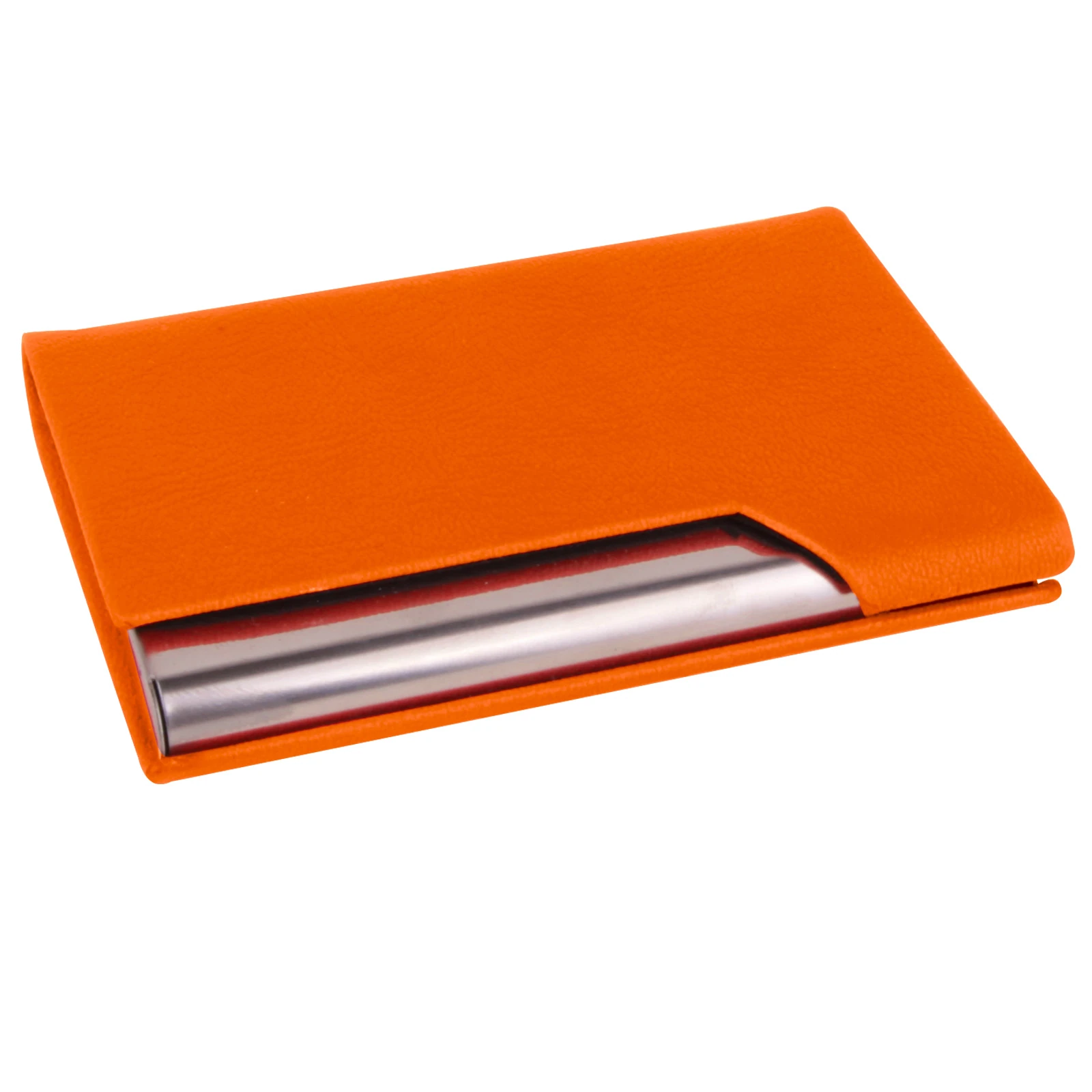 PAYİDAR TURUNCU DERİ KARTVİZİTLİK