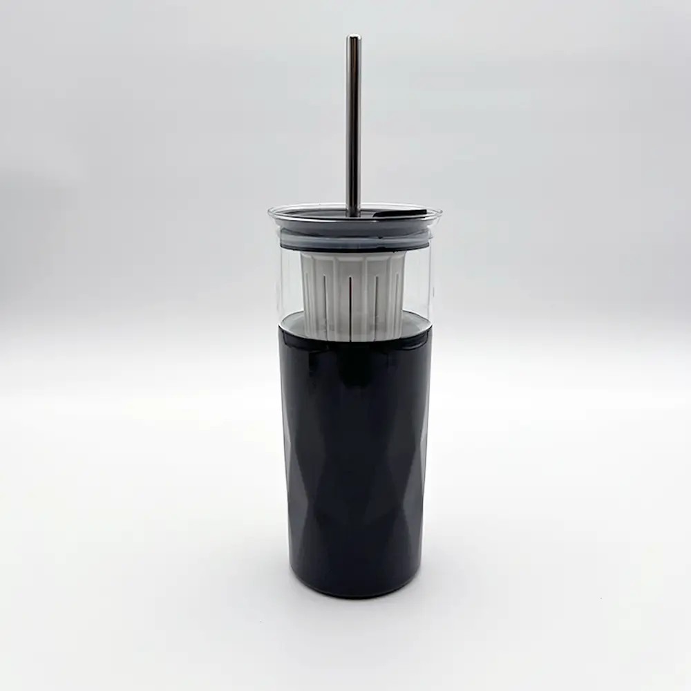 Baskılı 650 ml Termo Cam Detox Kupa