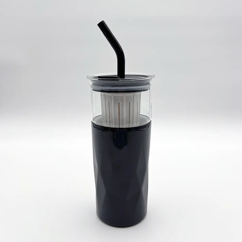 Baskılı 650 ml Termo Cam Detox Kupa