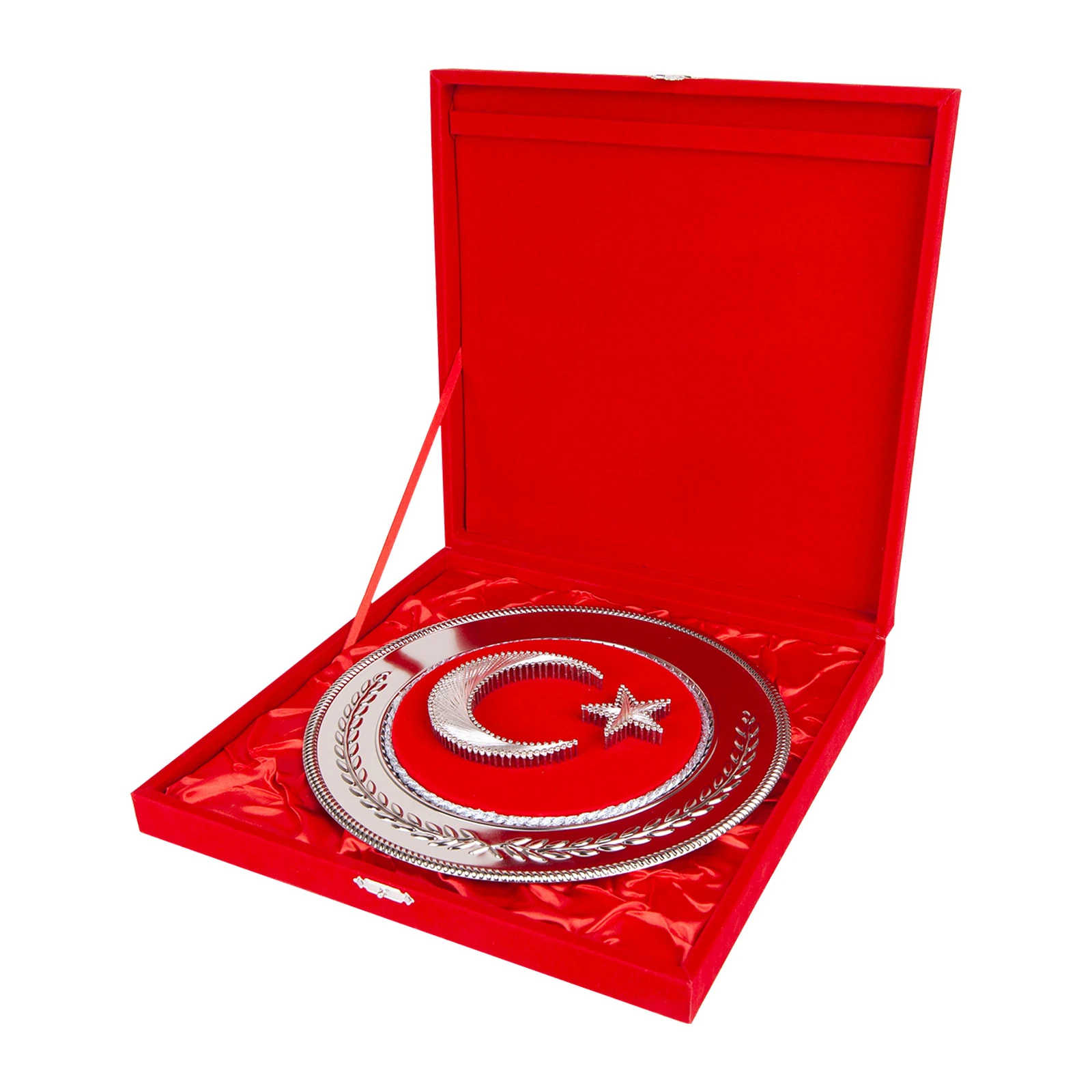 HİLAL YUVARLAK BAYRAK PLAKET