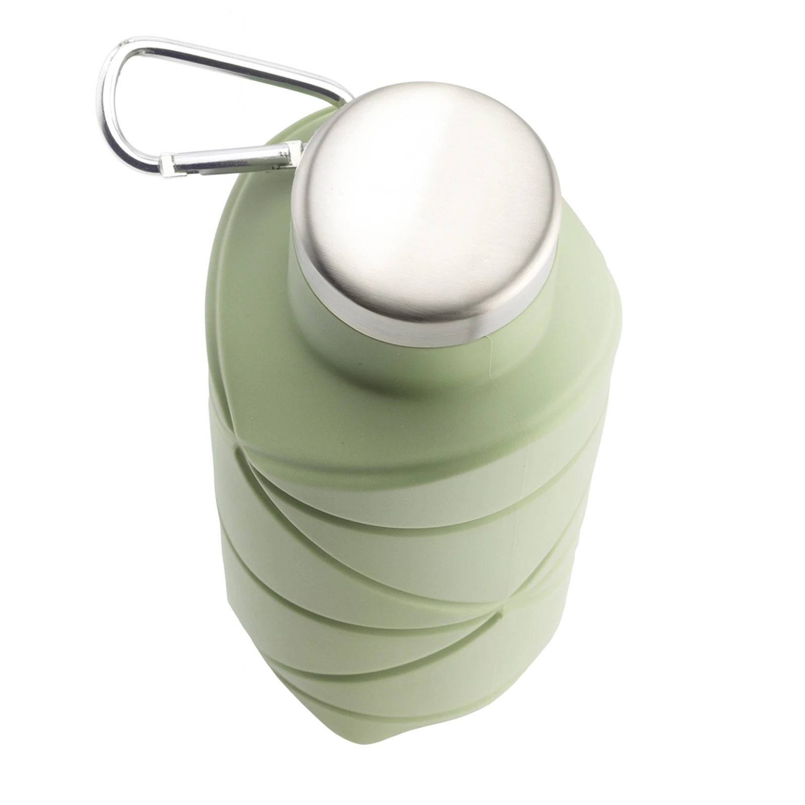 AYDENİZ YEŞİL 700 ML KATLANABİLİR SİLİKON MATARA