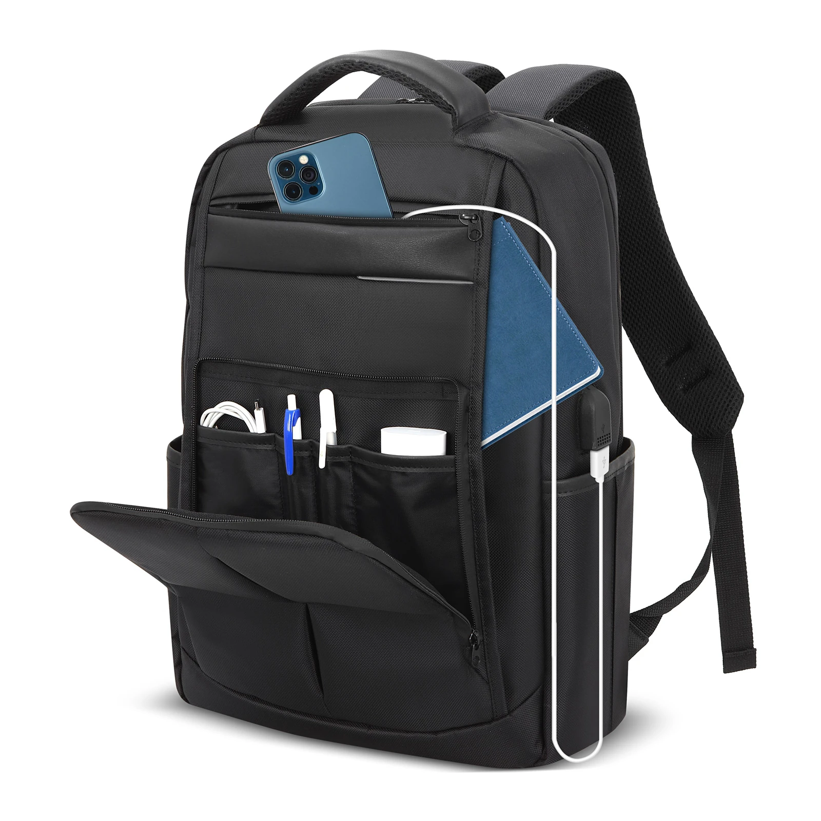 ROTA SİYAH LAPTOP BÖLMELİ SIRT ÇANTASI