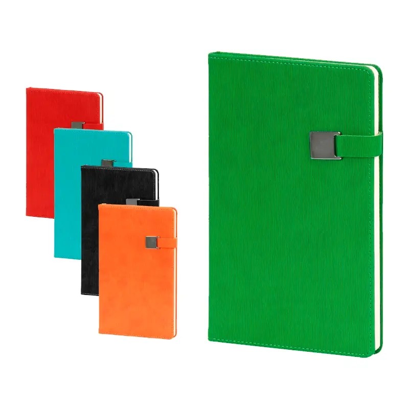 Logo Baskılı 13 x 21 cm Termo PU Sert Kapaklı Tarihsiz Defter
