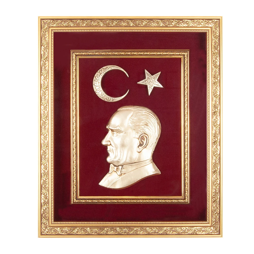 ÖNCÜ KIRMIZI ATATÜRK KABARTMALI TABLO