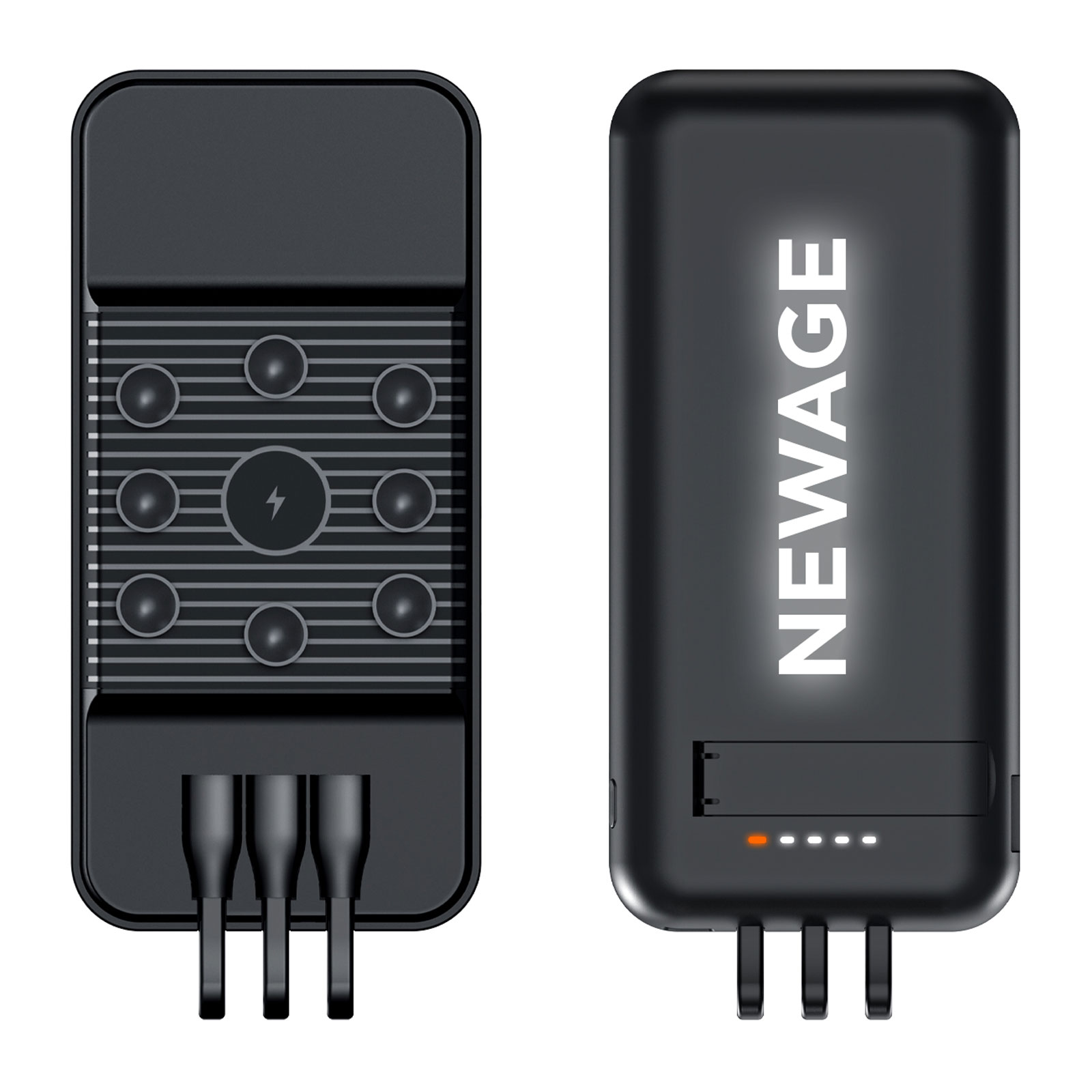 ÇİRİŞ 10.000 MAH SİYAH WIRELESS STANDLI POWERBANK