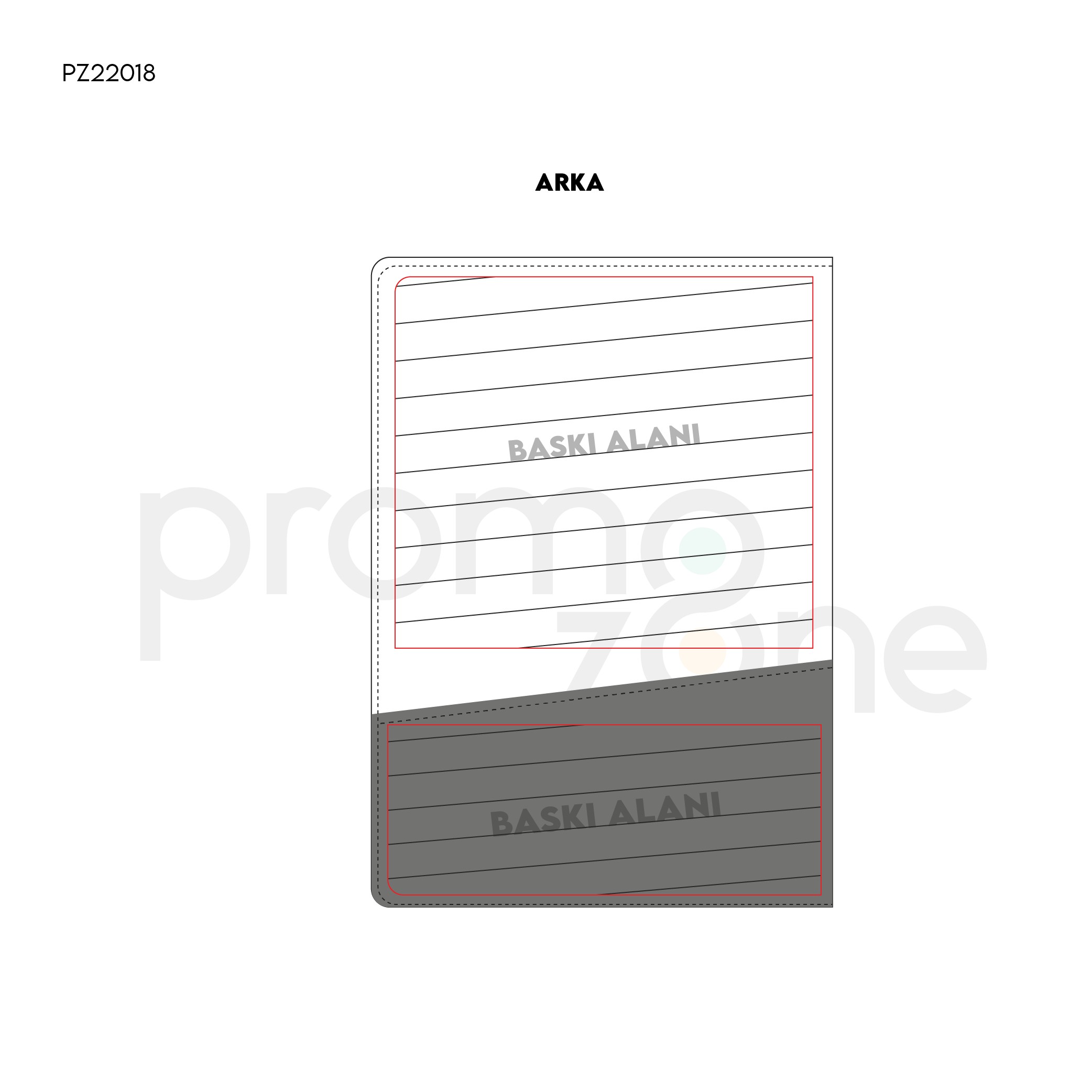 15 x 21 cm Termo Deri Cepli Kapaklı Tarihsiz Defter 