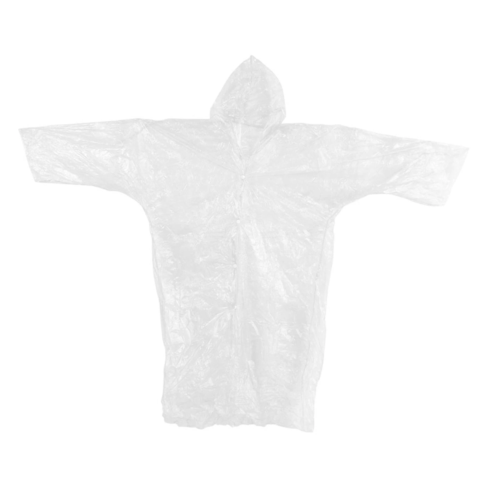 TEK KULLANIMLIK  ŞEFFAF XL YAĞMURLUK