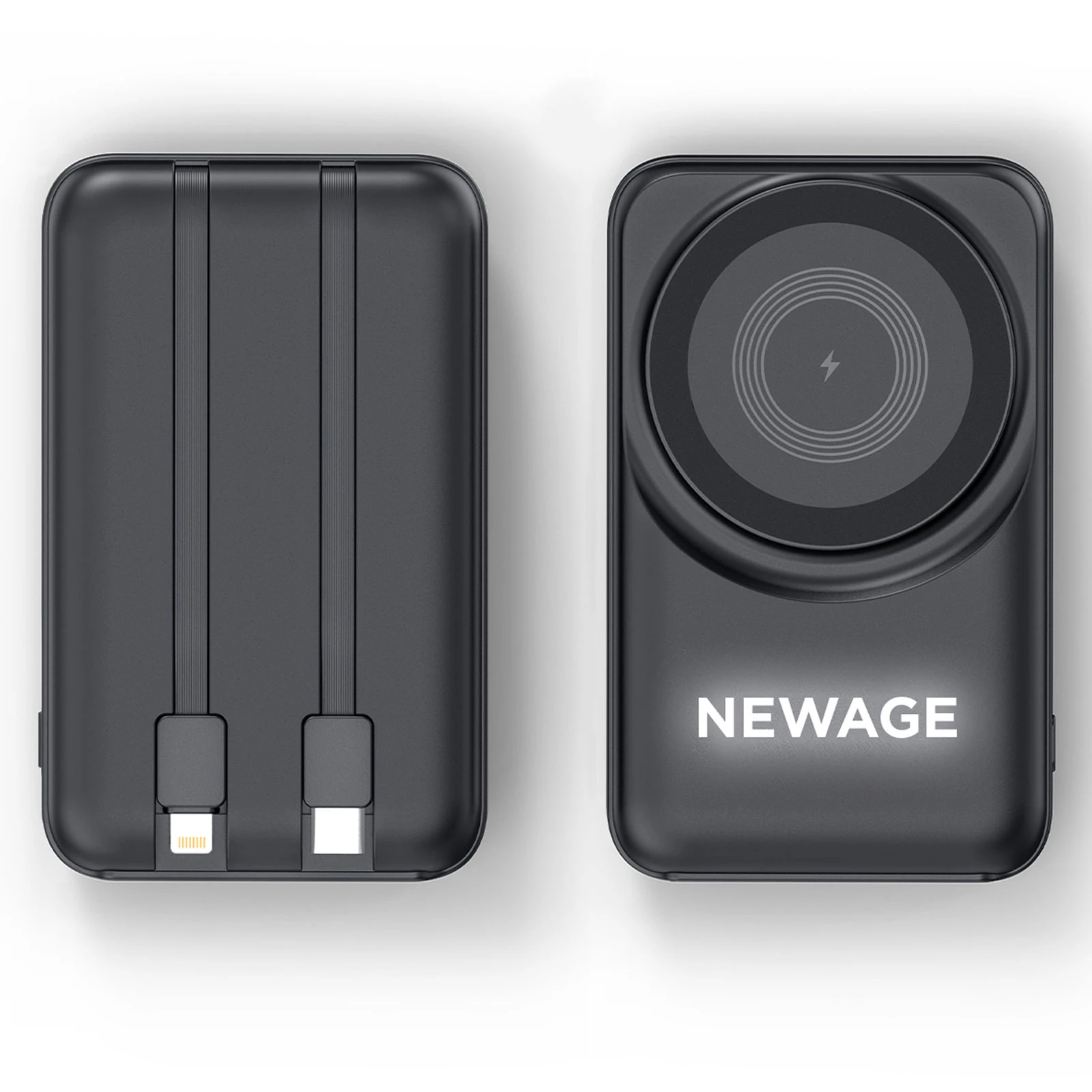 KÜÇÜKLER 10.000 MAH SİYAH MAGSAFE  ve  WIRELESS POWERBANK