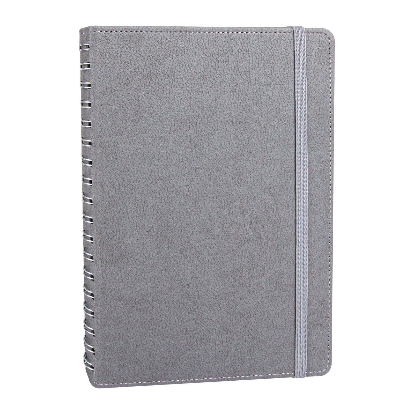 ANITTEPE GRİ TARİHLİ GİZLİ SPİRALLİ AJANDA (17X24 CM)