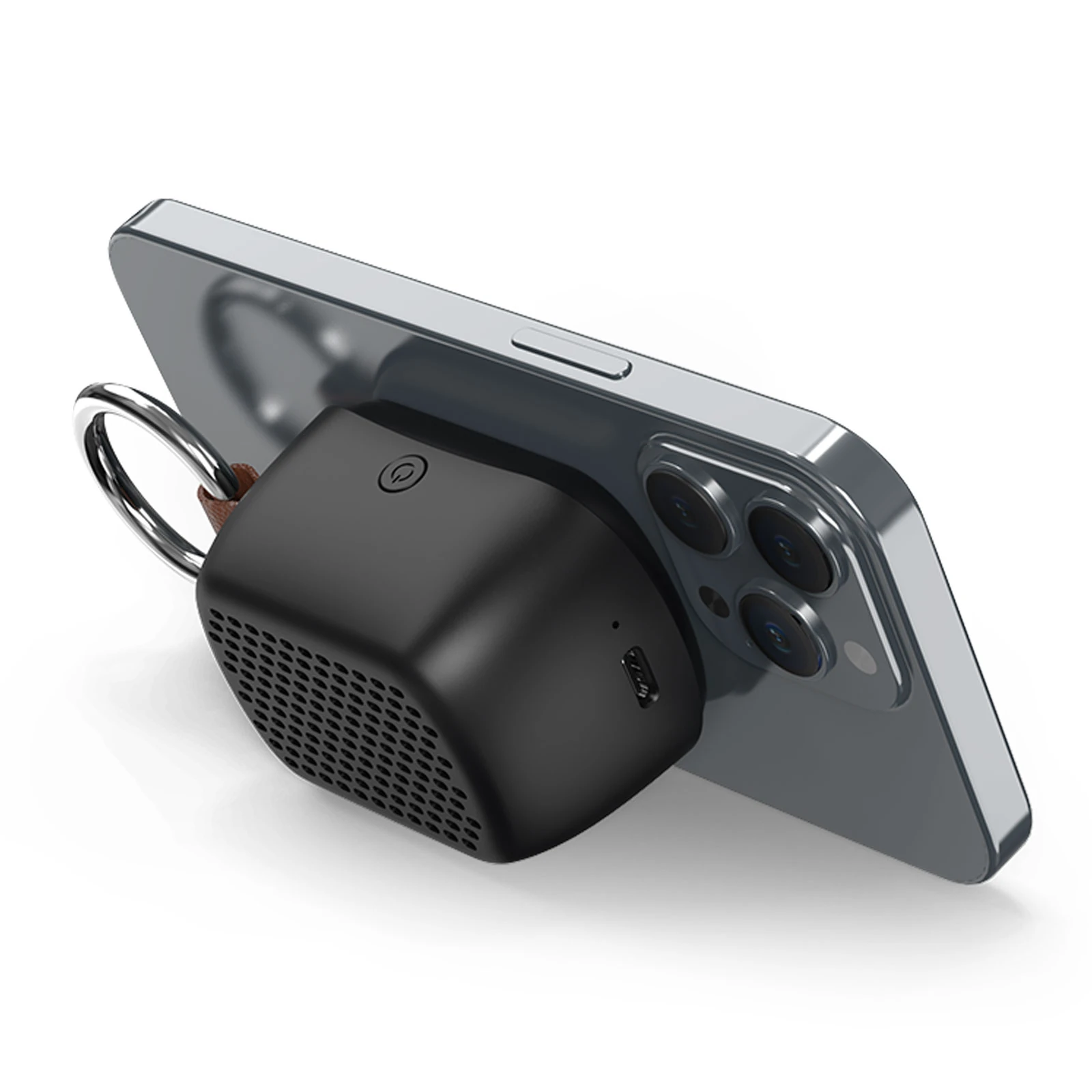 AVAZ SİYAH BLUETOOTH MIKNATISLI IŞIKLI HOPARLÖR