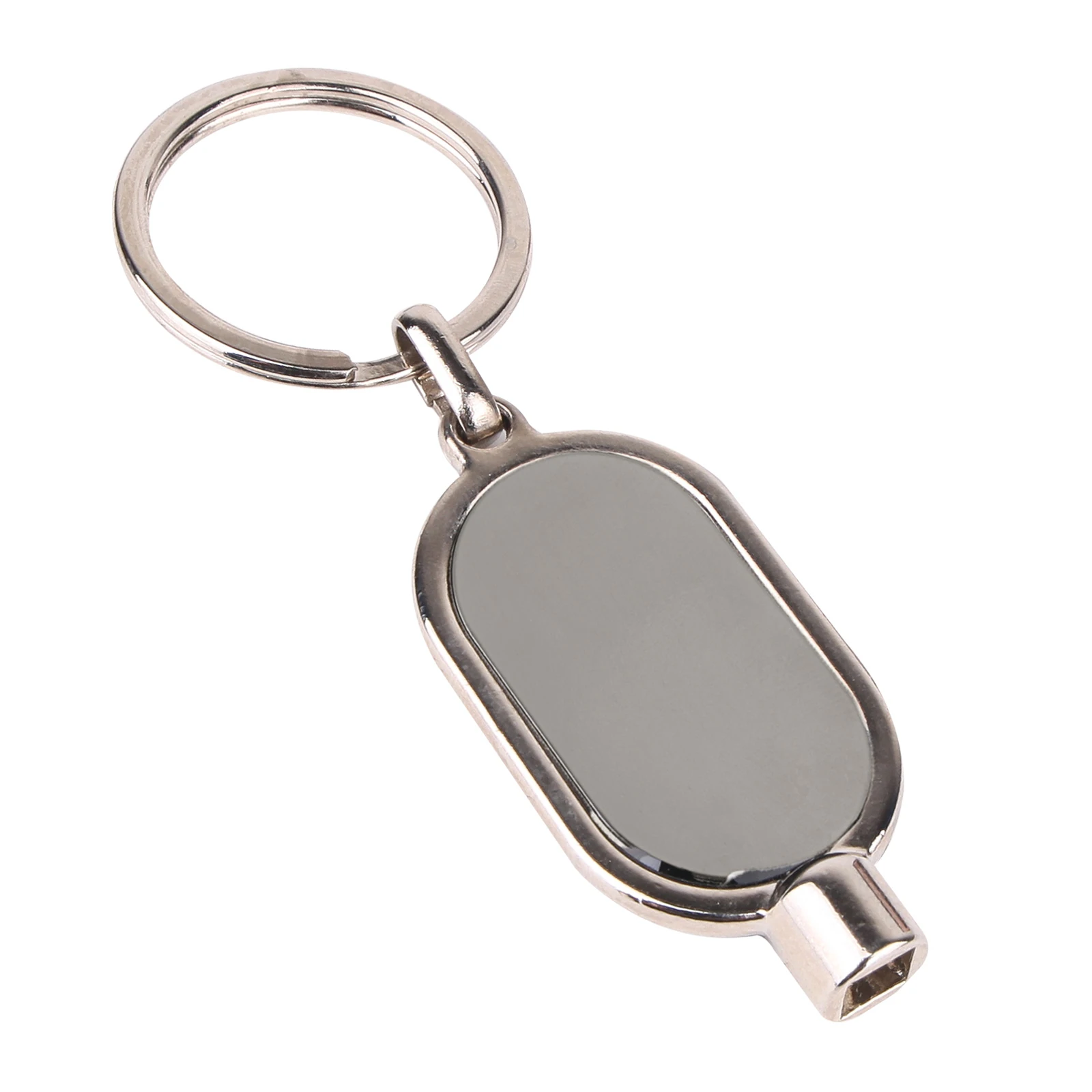 PETEK GÜMÜŞ ÇİFT YÖN PURJÖRLÜ METAL ANAHTARLIK