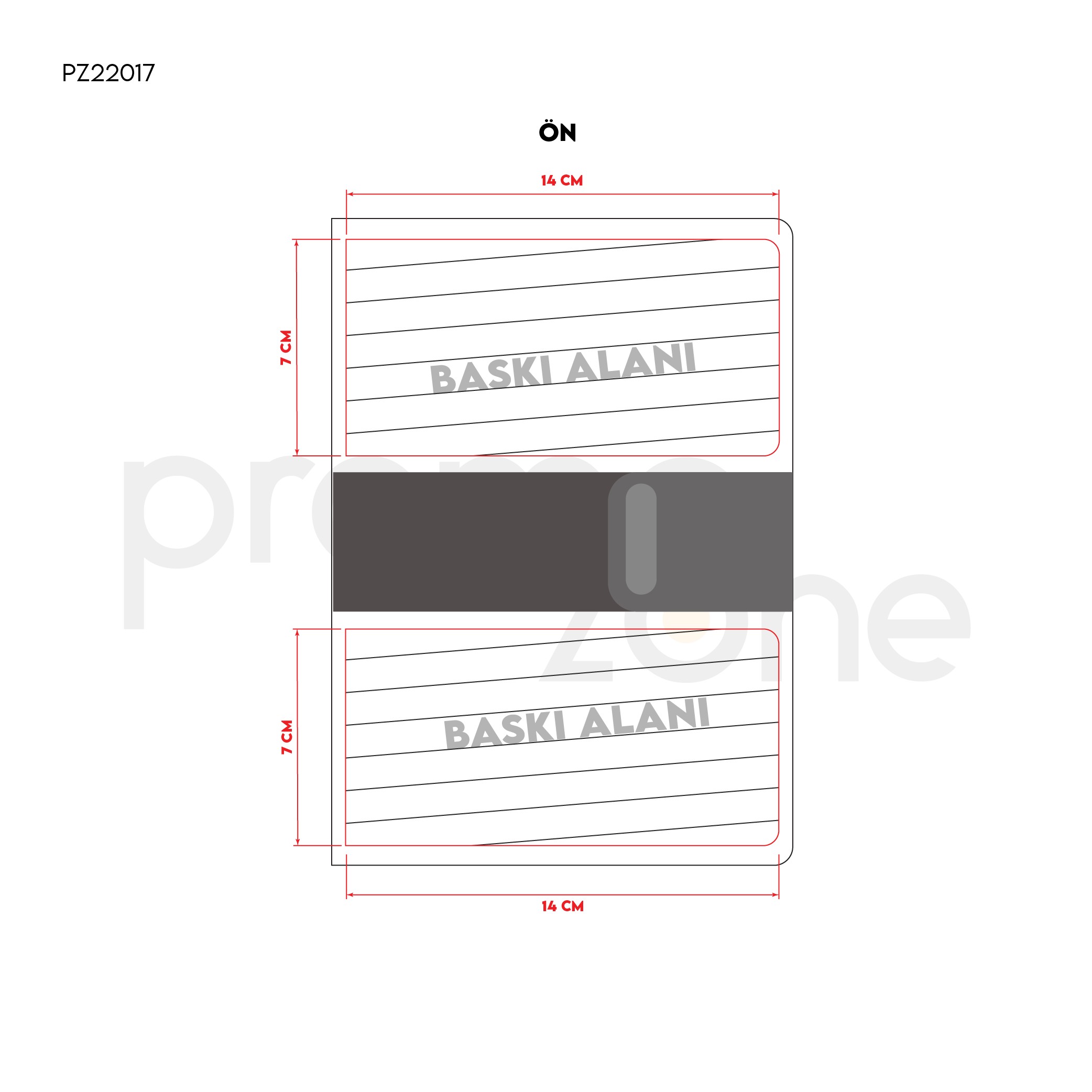 Logo Baskılı 15 x 21 cm Termo Deri Kapaklı Tarihsiz Defter, 224 Sayfa, 80 gr. Ivory İç Kağıt, Kalem Tutuculu, Mıknatıs Kilitli