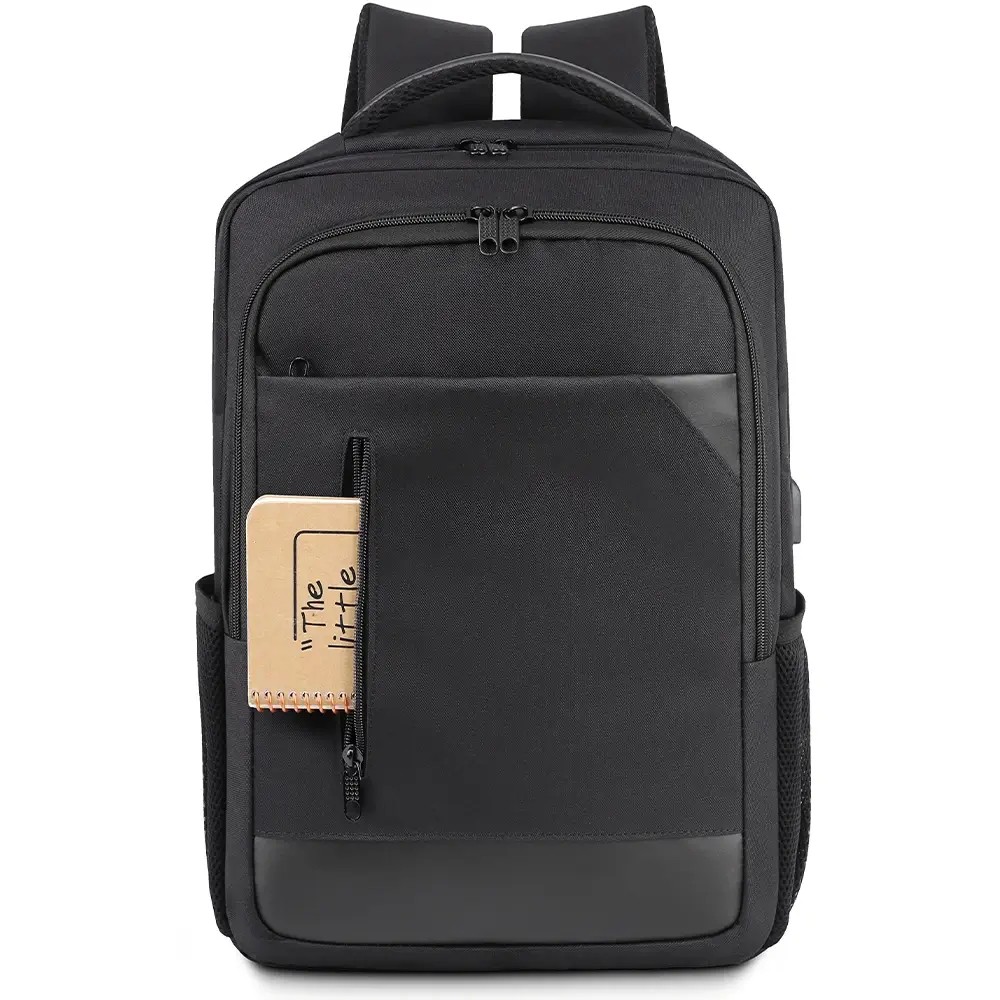 Baskılı Laptop Bölmeli USB Şarj Girişli Promosyon Sırt Çantası