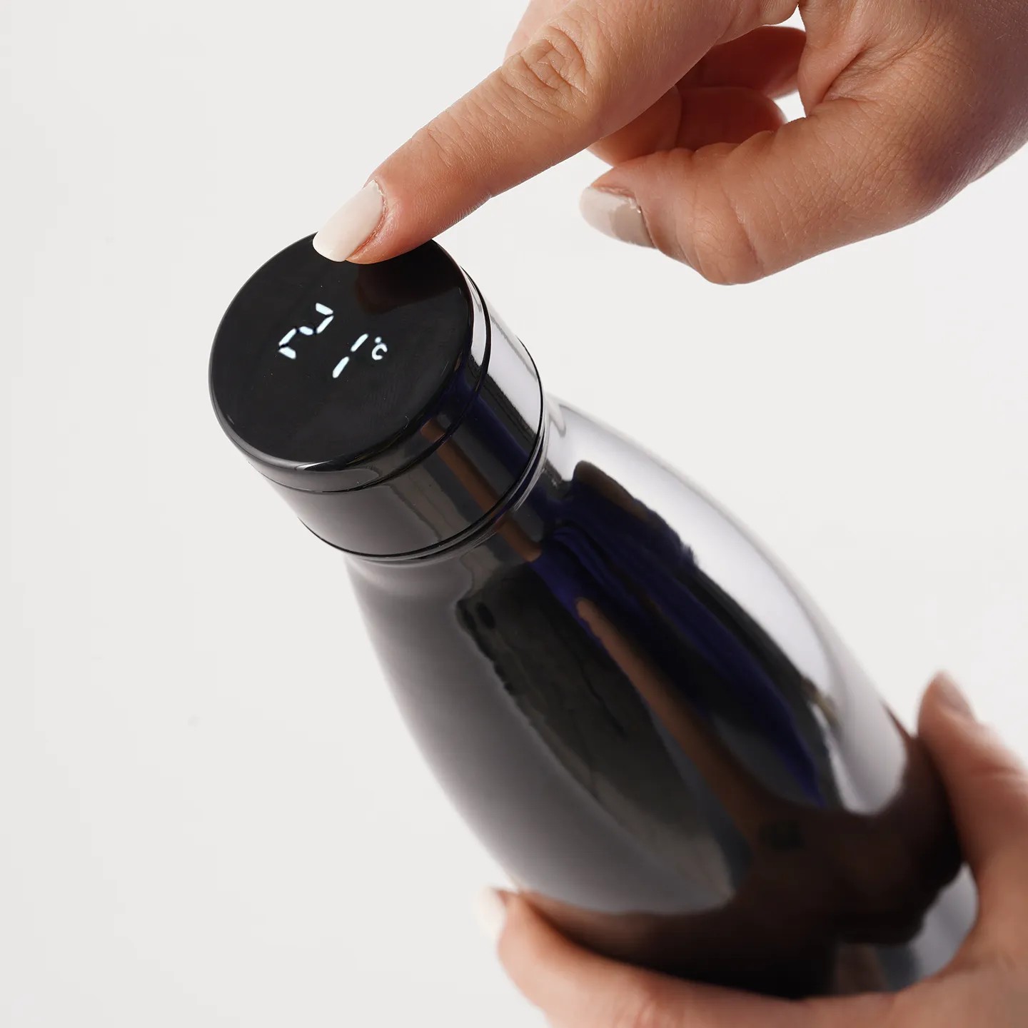 Baskılı 500 ml Dijital Isı Dereceli Termos