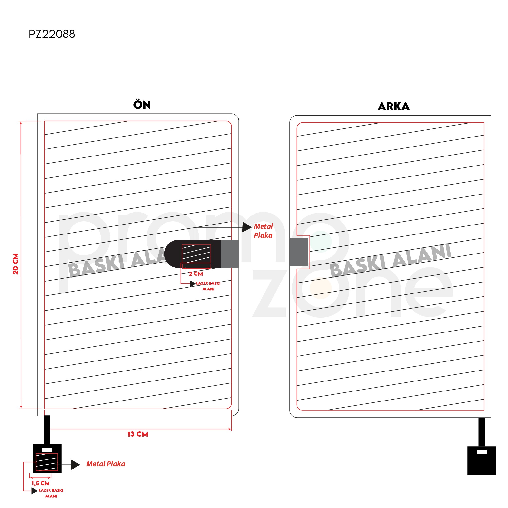 Logo Baskılı 14 x 21 cm Yumuşak Termo Deri Yumuşak Kapaklı Tarihsiz Defter