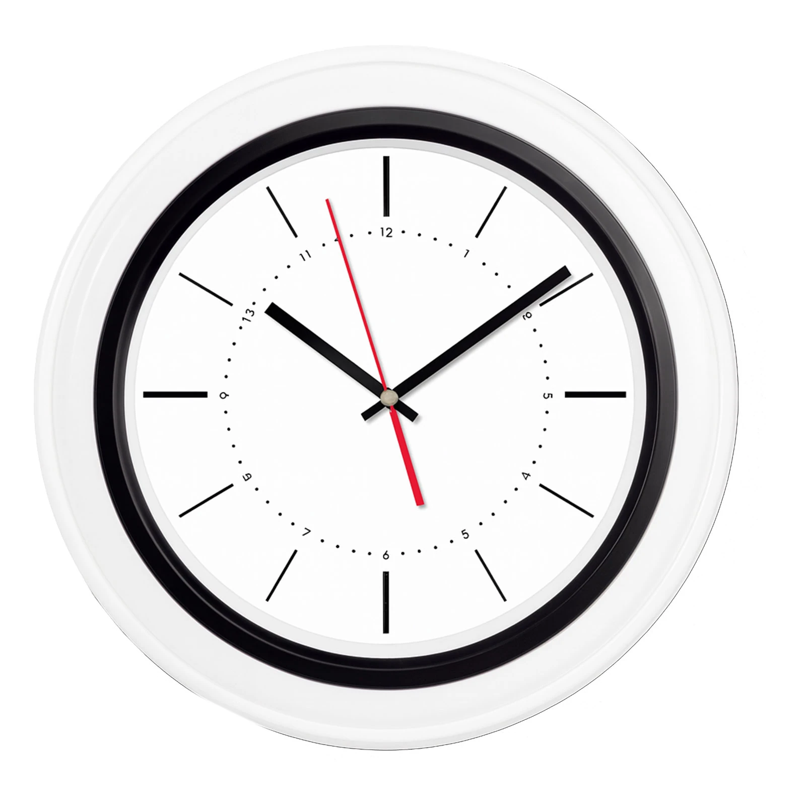 BENDİS509 SİYAH-BEYAZ BRİSTOL KADRAN DUVAR SAATİ (400 MM)