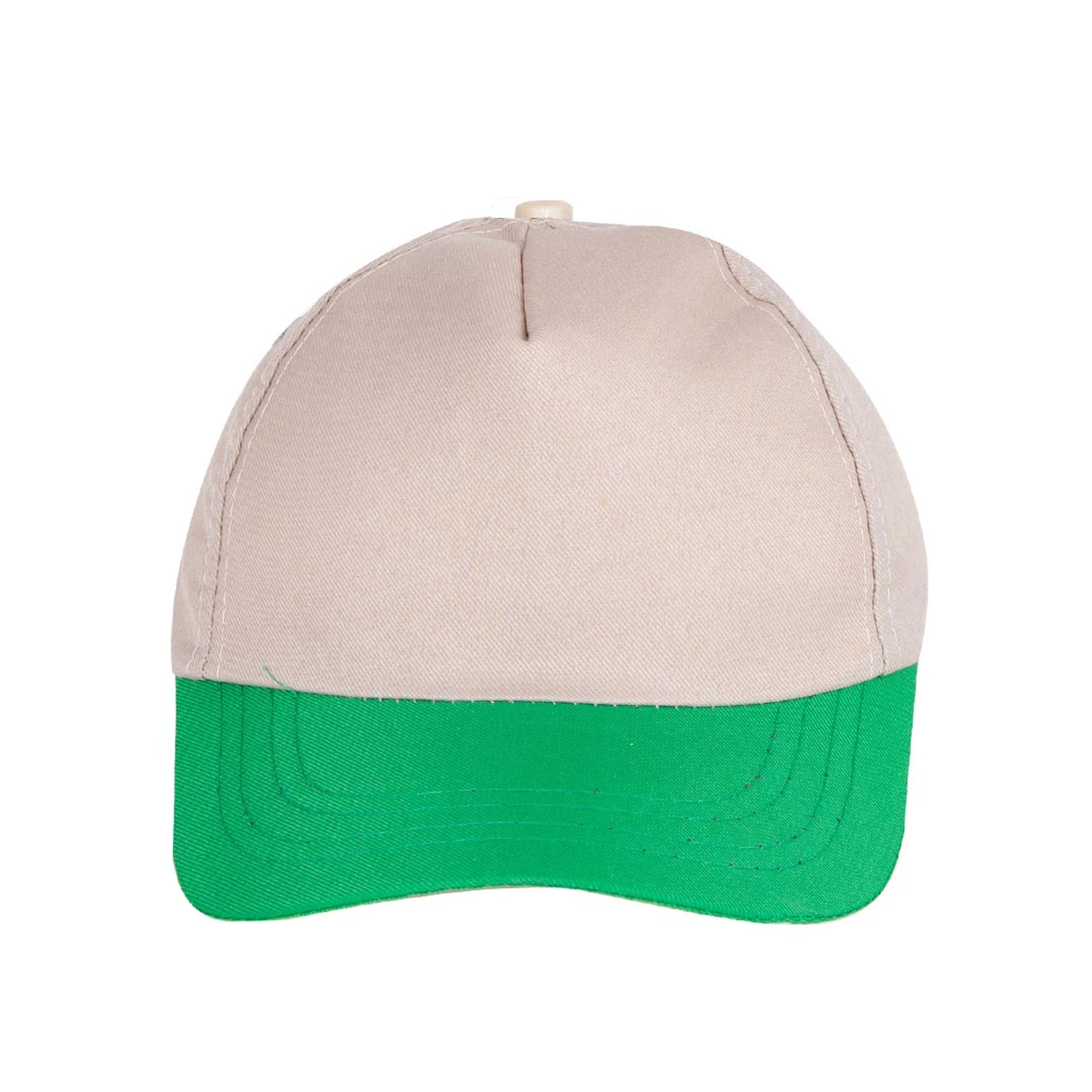 PAPATYA BEJ-YEŞİL POLYESTER ŞAPKA