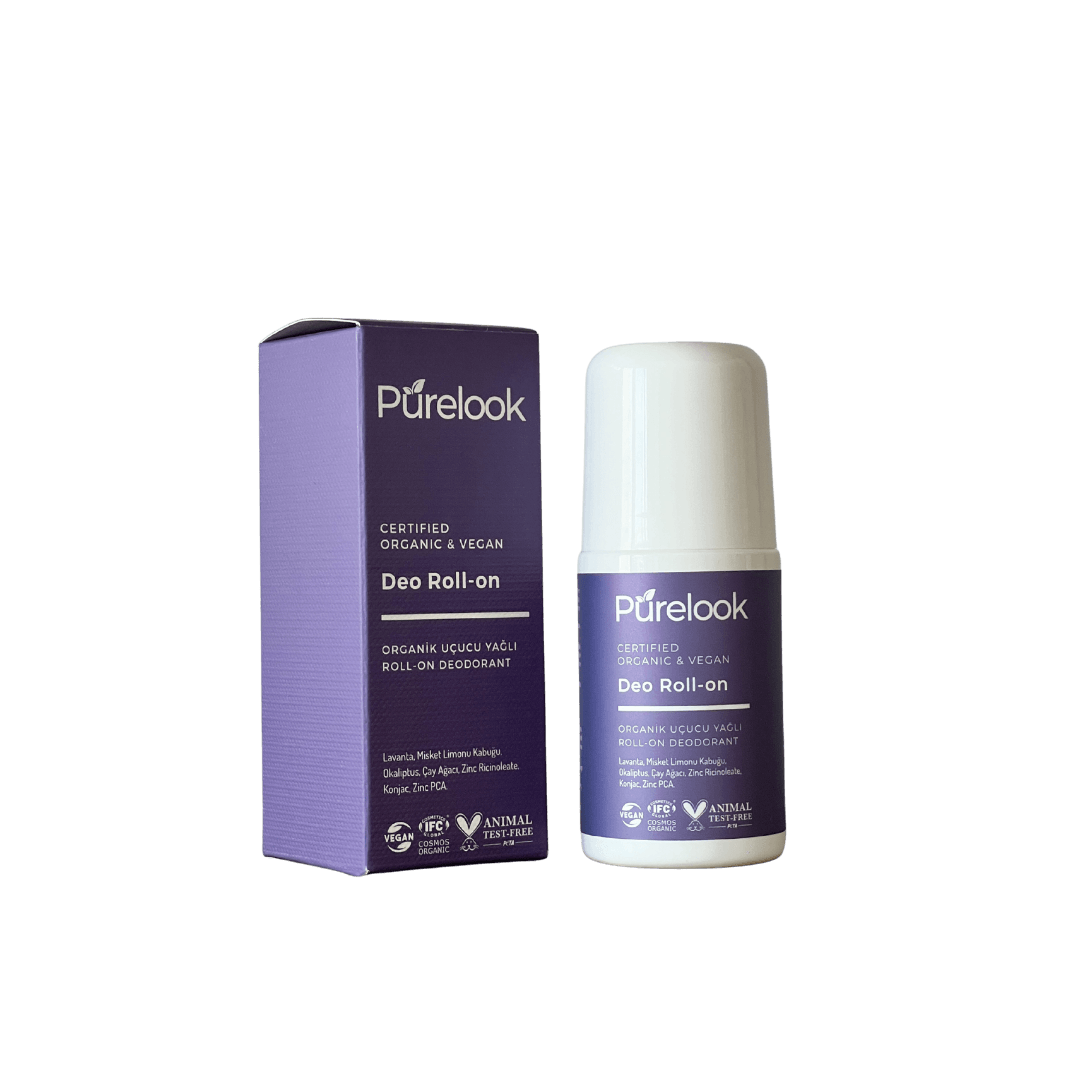 Purelook Organik ve Vegan Sertifikalı Kadın Doğal Roll On Deodorant 50ml.(Women)