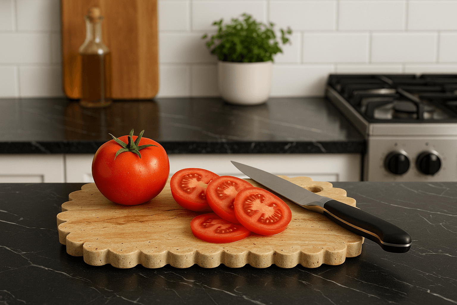 Traverten Kesme Tahtası 27*17