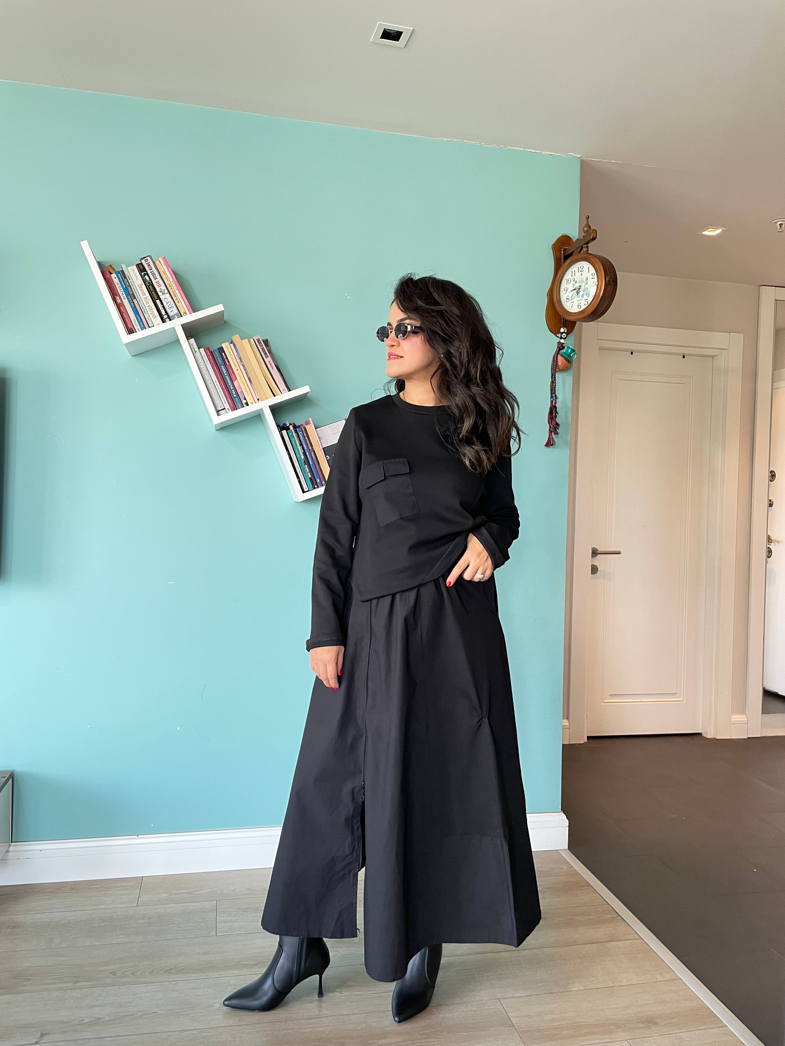 Paraşüt kumaş etekli takım