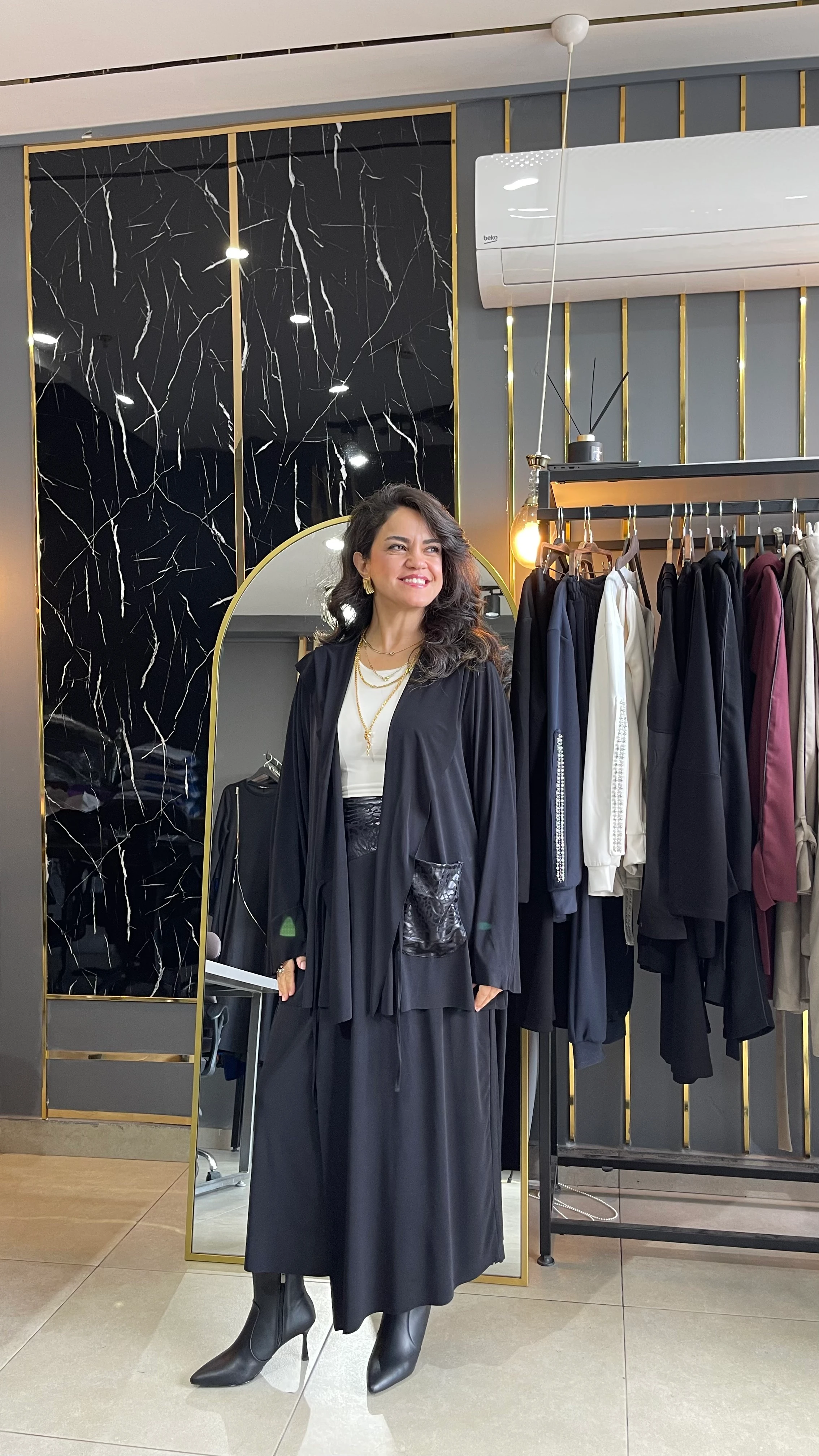 asimetrik sandy etekli takım