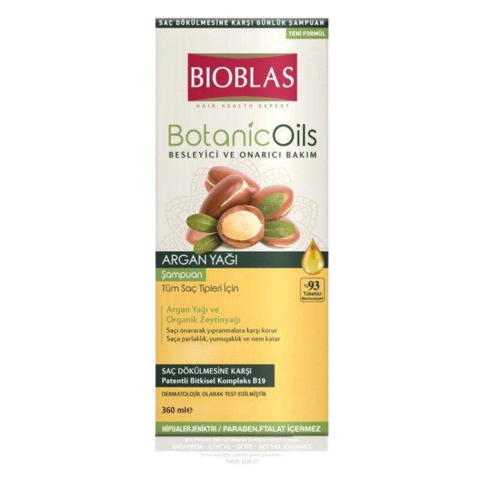 Bioblas Şampuan Botanic Argan Yağı 360 Ml