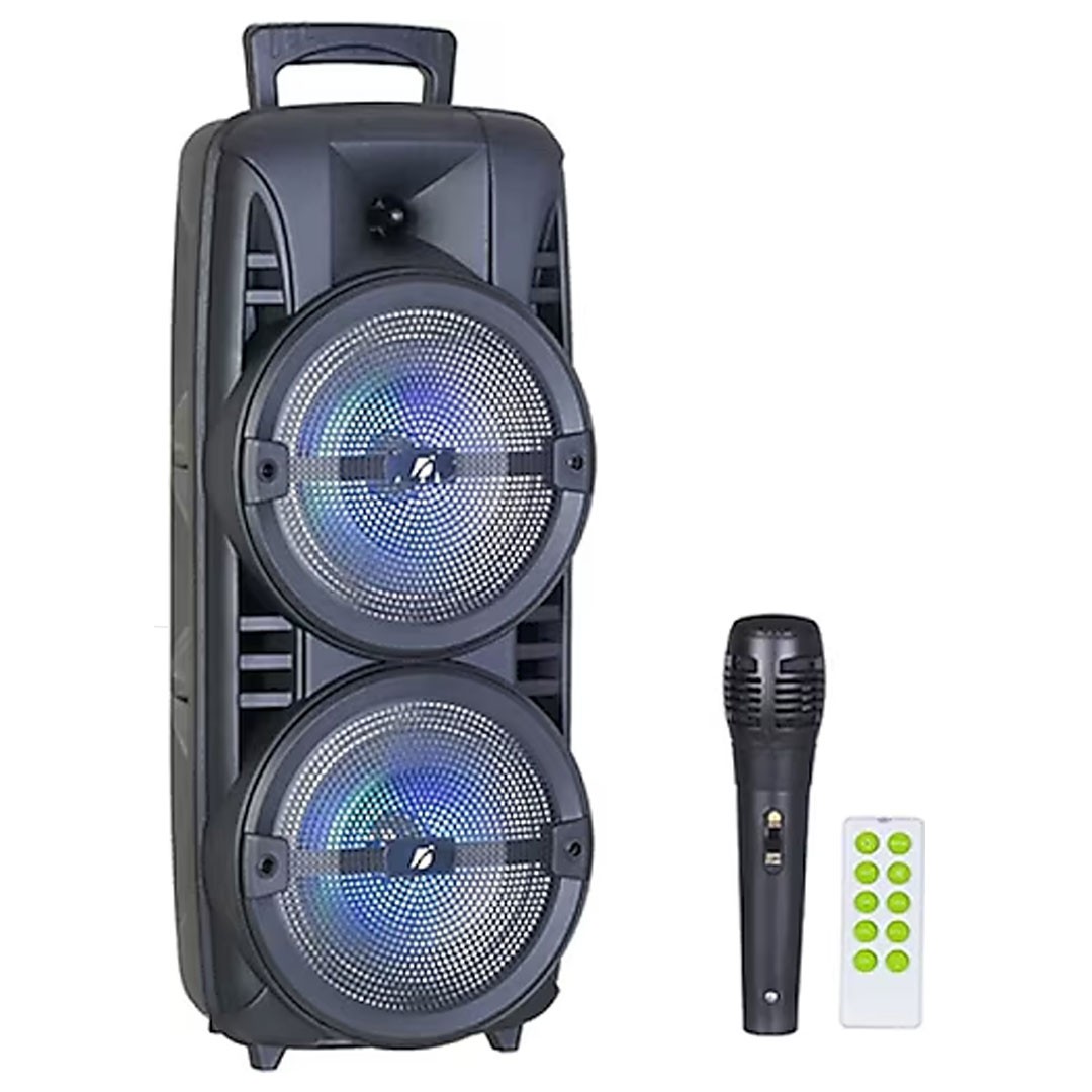 KTS 1745 Mikrofonlu, Extra Bass, Led Işıklı, USB/SD Kart/FM Radyo, Parti, 8"x2 Subwoofer & Tweeter