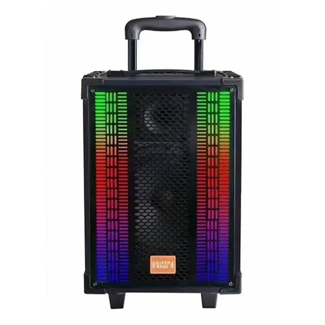 Gedi LT-909 Bluetooth Hoparlör | Şarjlı Karaoke Sistemi | Çift Mikrofonlu | 8” Süper Bass