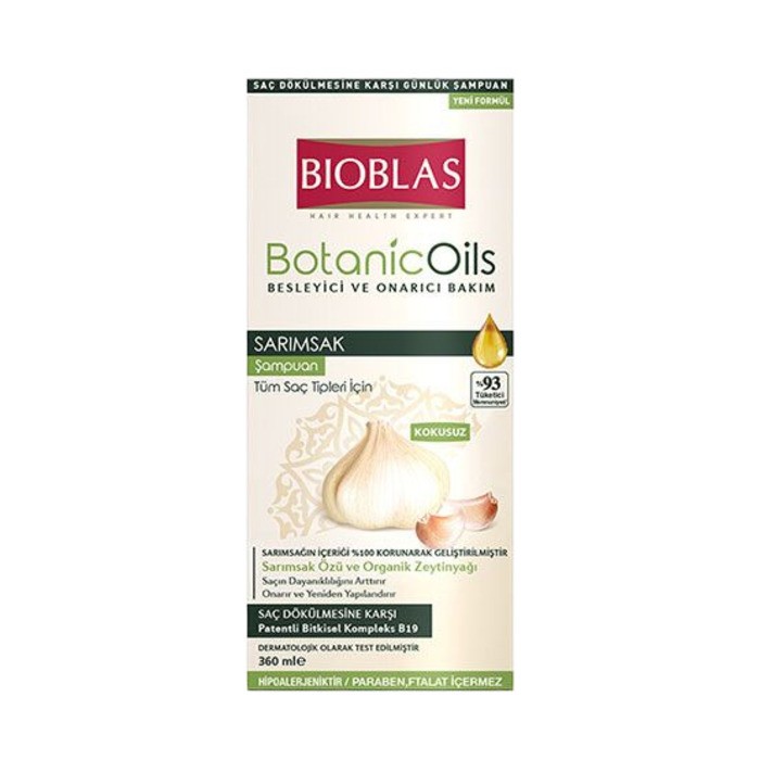 Bioblas Şampuan Botanicoils Sarımsak 360 Ml