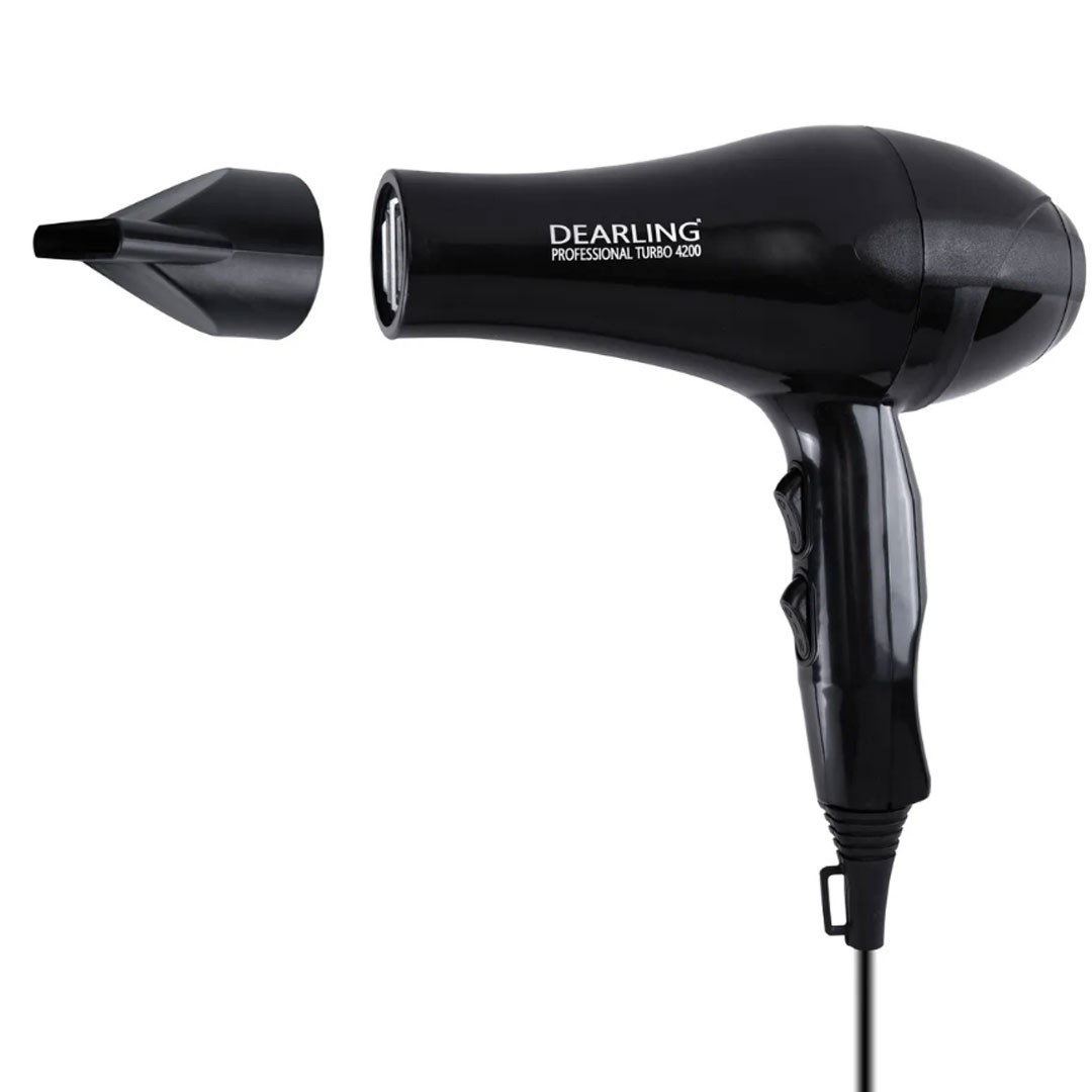 Dearling TR4200 Profesyonel Saç Kurutma Makinesi 2500W | İyonlu, 2 Hız & Isı Ayarlı, 2 Başlıklı Fön Makinesi