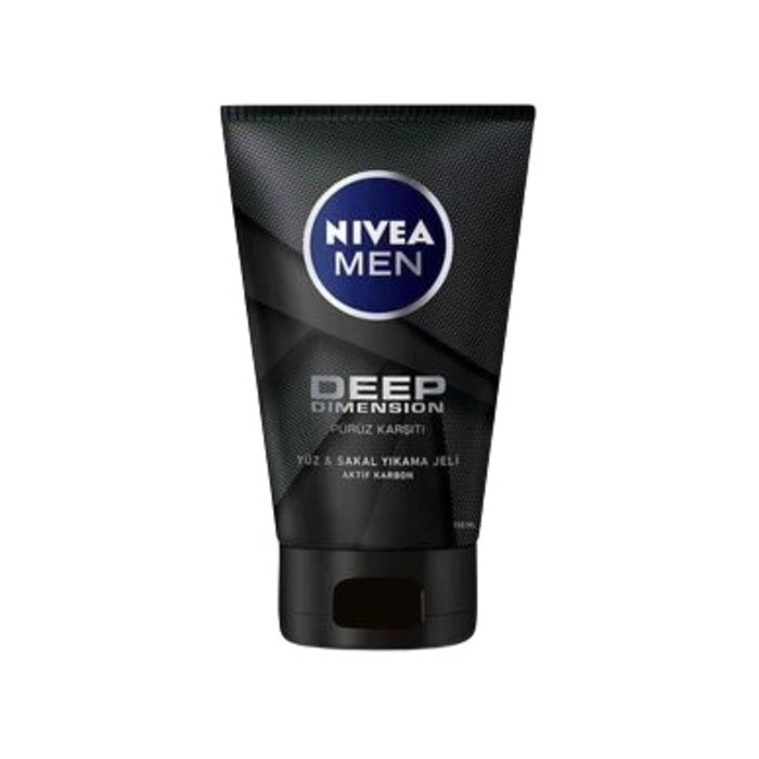 NIVEA MEN Deep Dimension Yüz & Sakal Yıkama Jeli 100 Ml