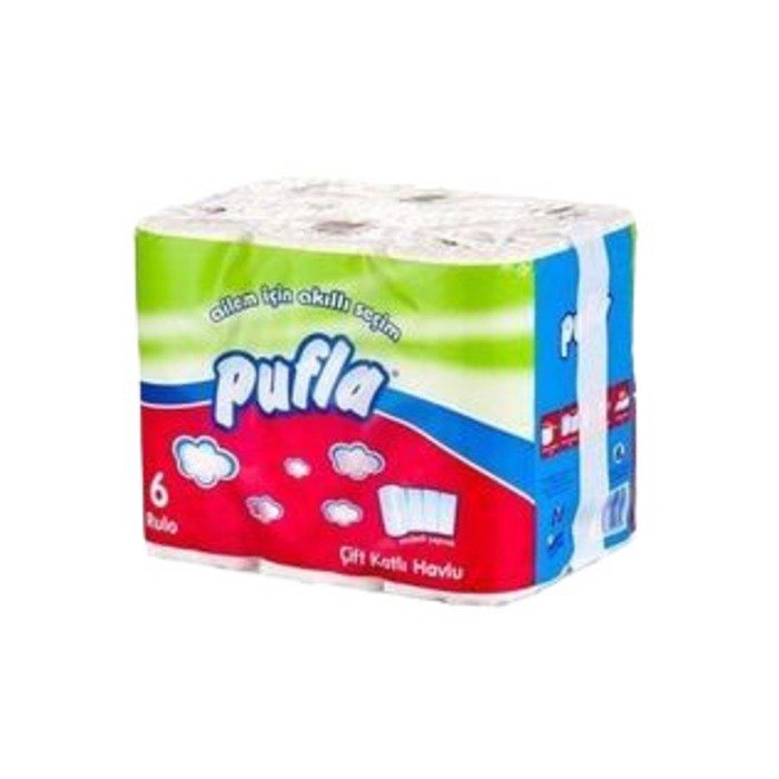 Pufla Kağıt Havlu 6'lı