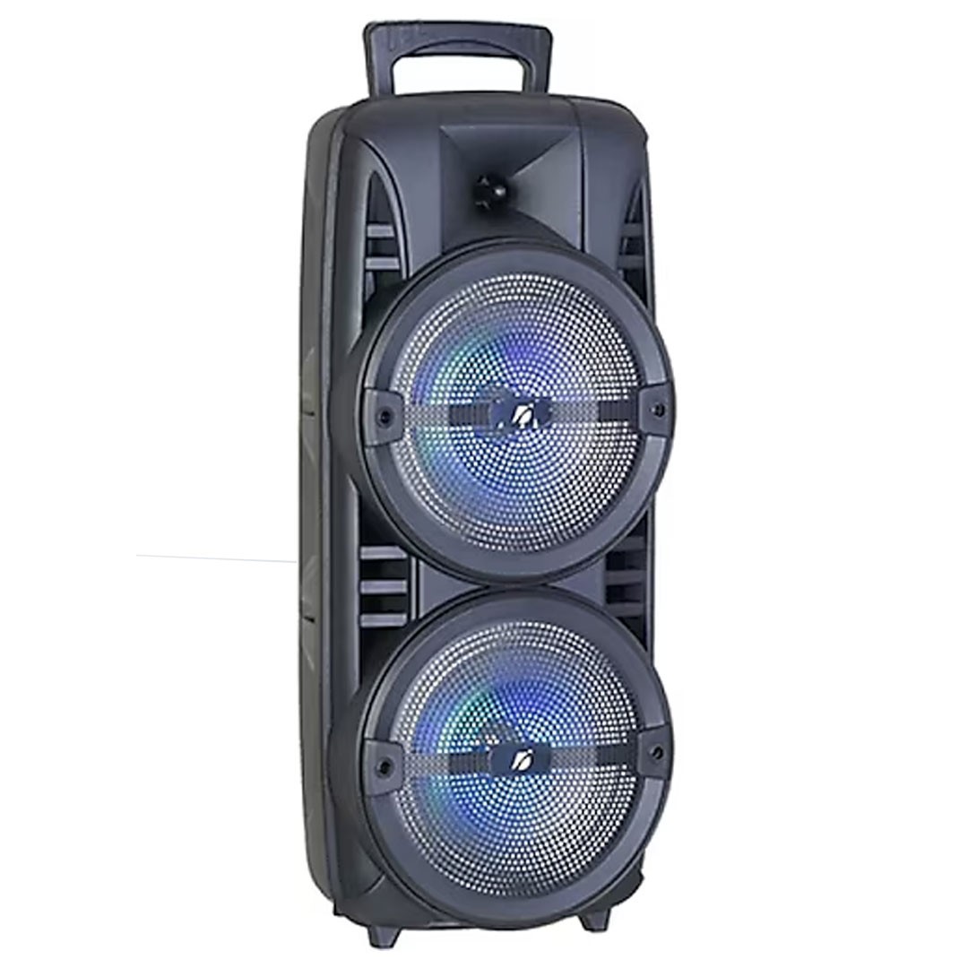 KTS 1745 Mikrofonlu, Extra Bass, Led Işıklı, USB/SD Kart/FM Radyo, Parti, 8"x2 Subwoofer & Tweeter